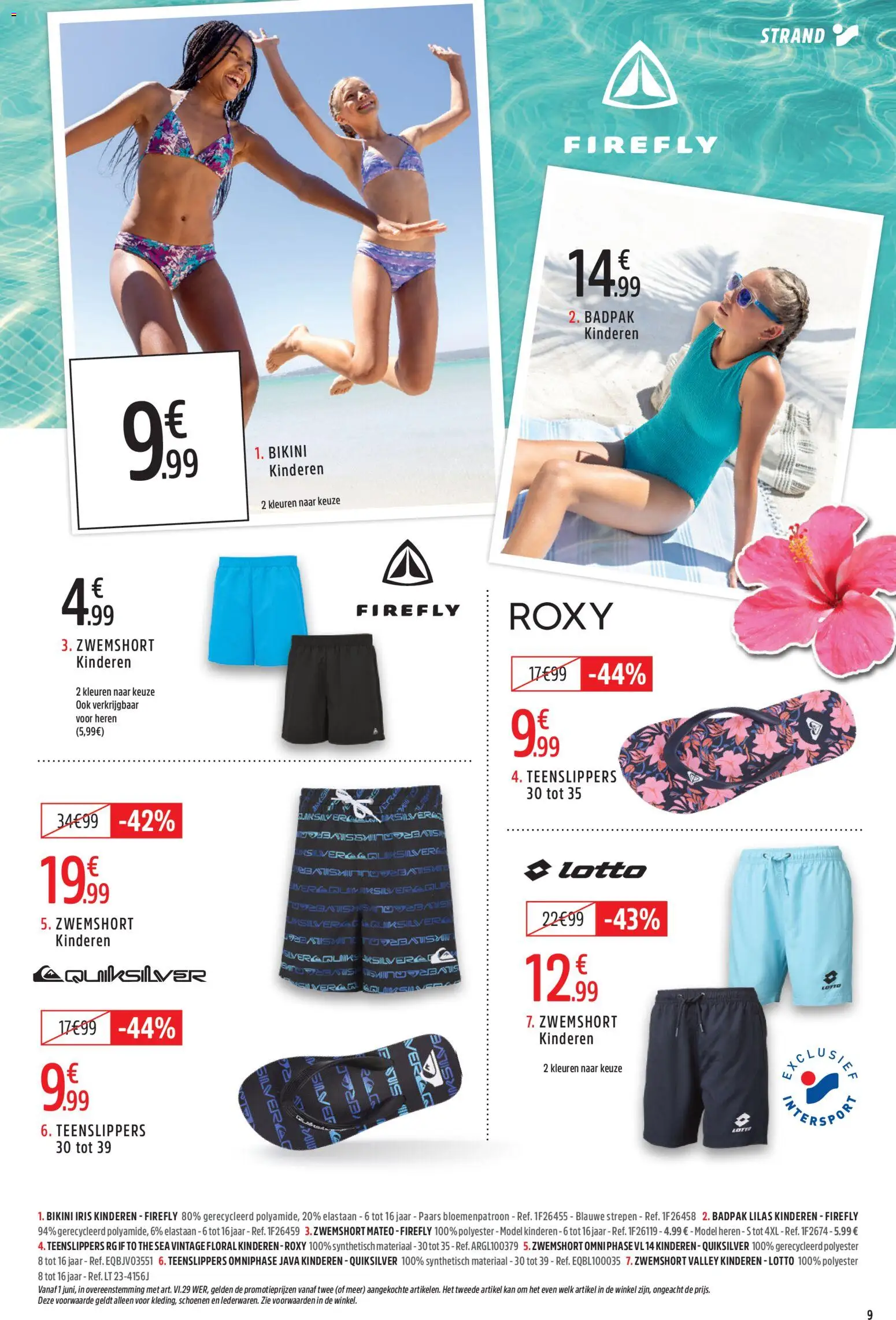 {H1} | Pagina: 9 | Producten: Schoenen, Kan, Badpak