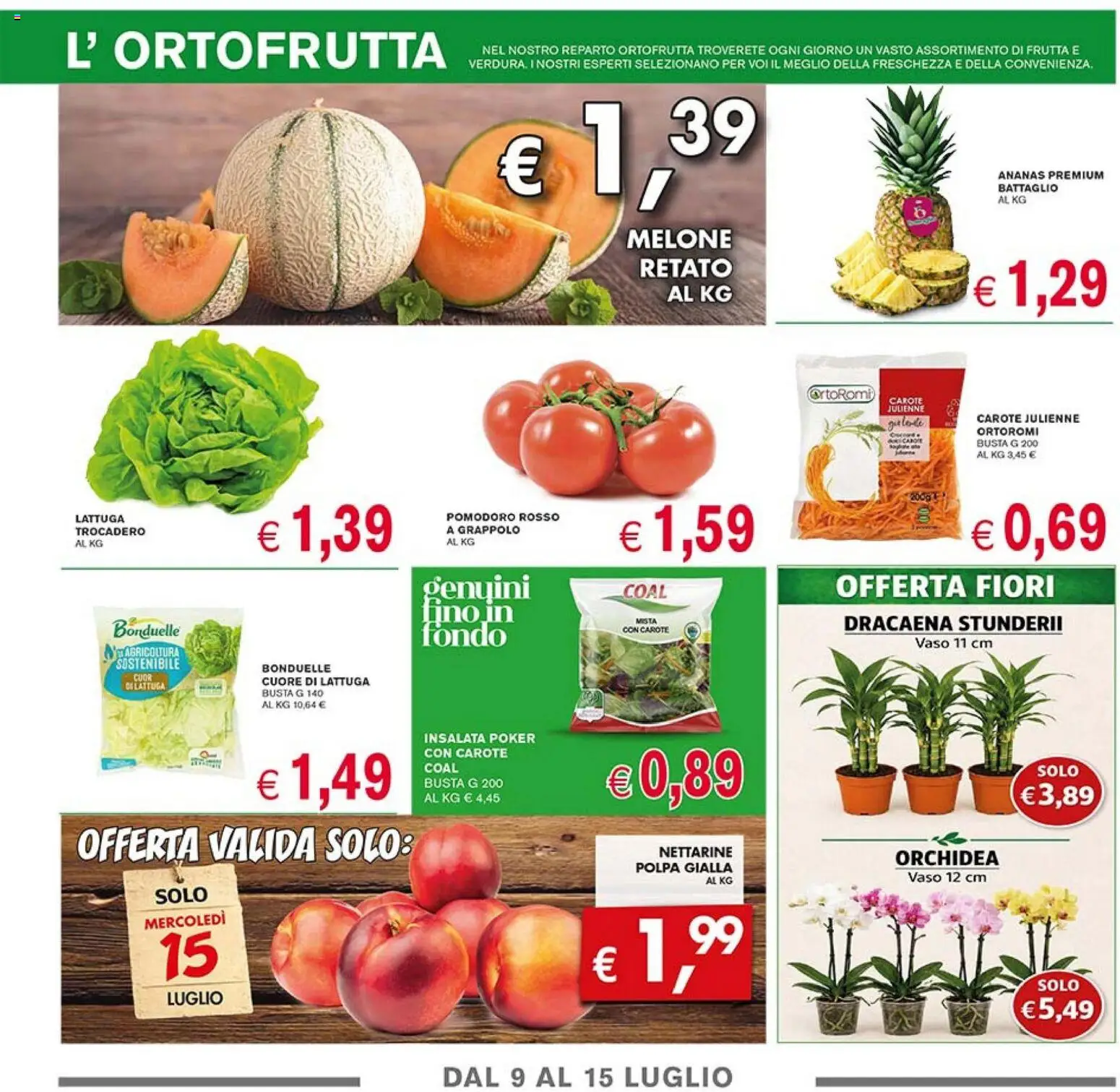 Volantino Coal del 02/07/2026 | Pagina: 3 | Prodotti: Frutta, Pomodoro, Ananas, Orchidea