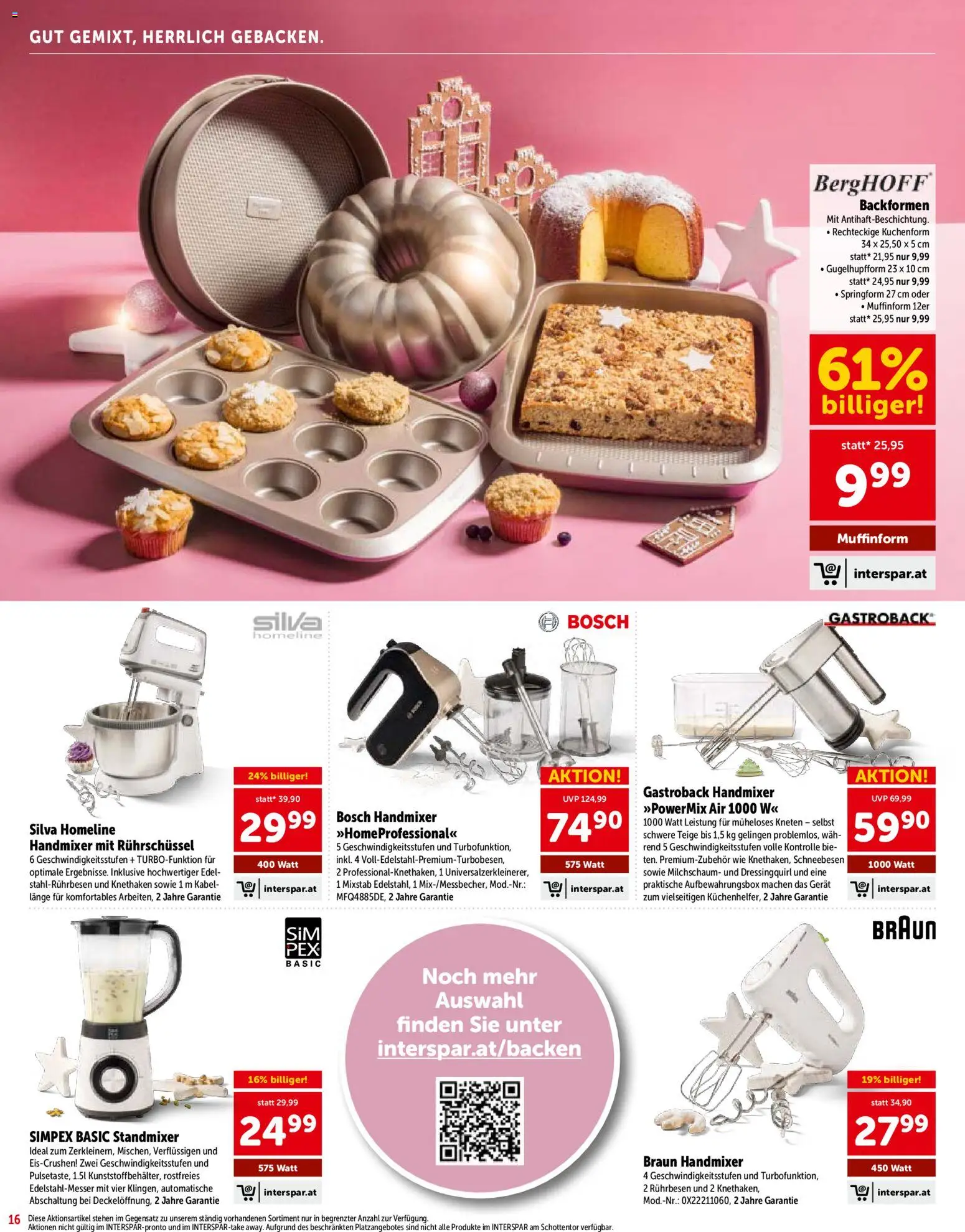 Interspar Sonderfolder Backen gültig ab 01.10.2026 | Seite: 16 | Produkte: Kabel, Rührbesen