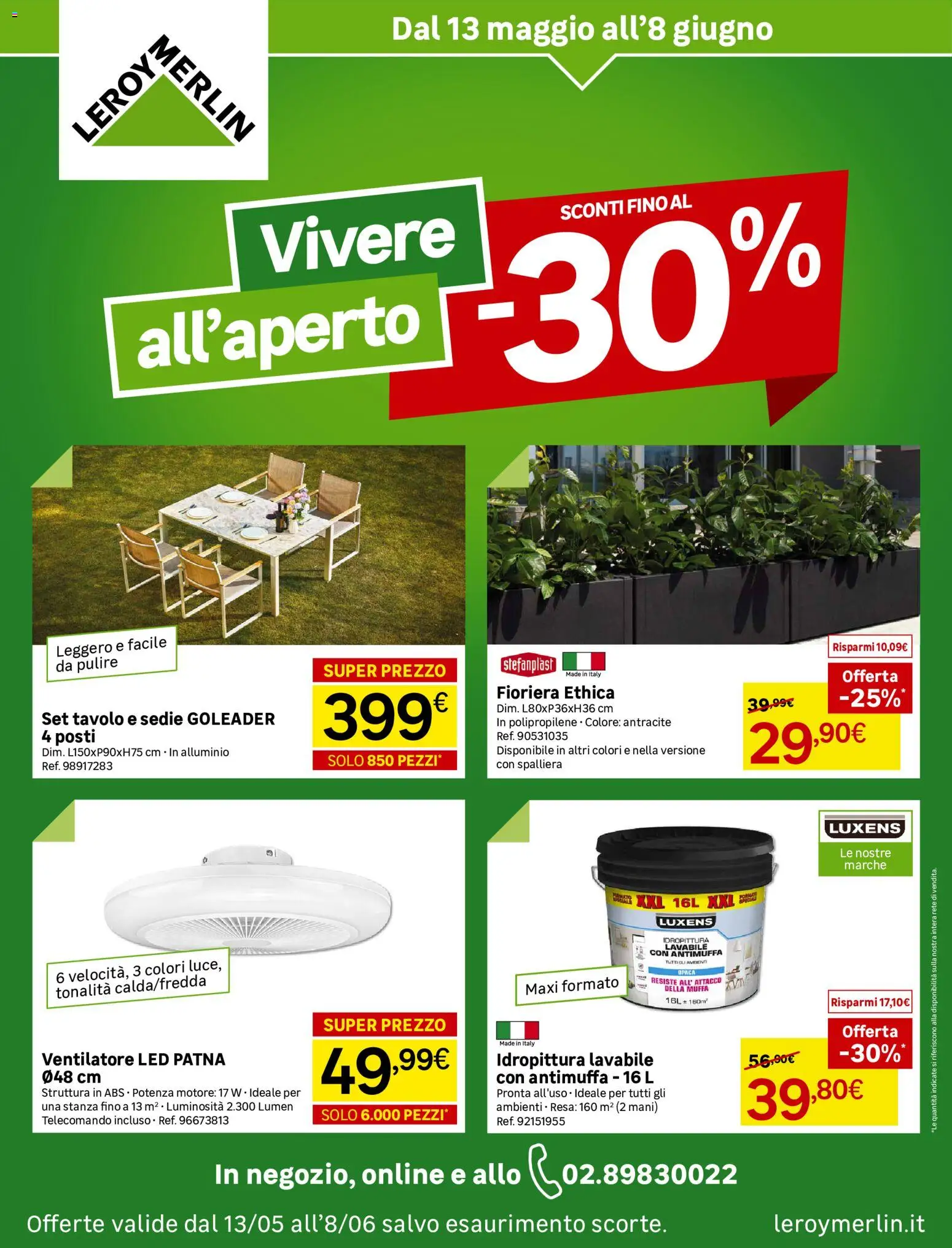 Volantino Leroy Merlin del 13.05.2026 | Pagina: 1
