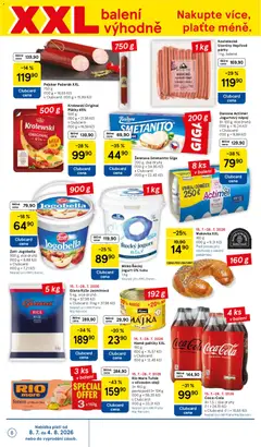 Náhled letáku Tesco leták - Hypermarket od 15.07.2026 | Strana: 8 | Produkty: Jogurt, Rio mare, Cream cheese, Jogobella