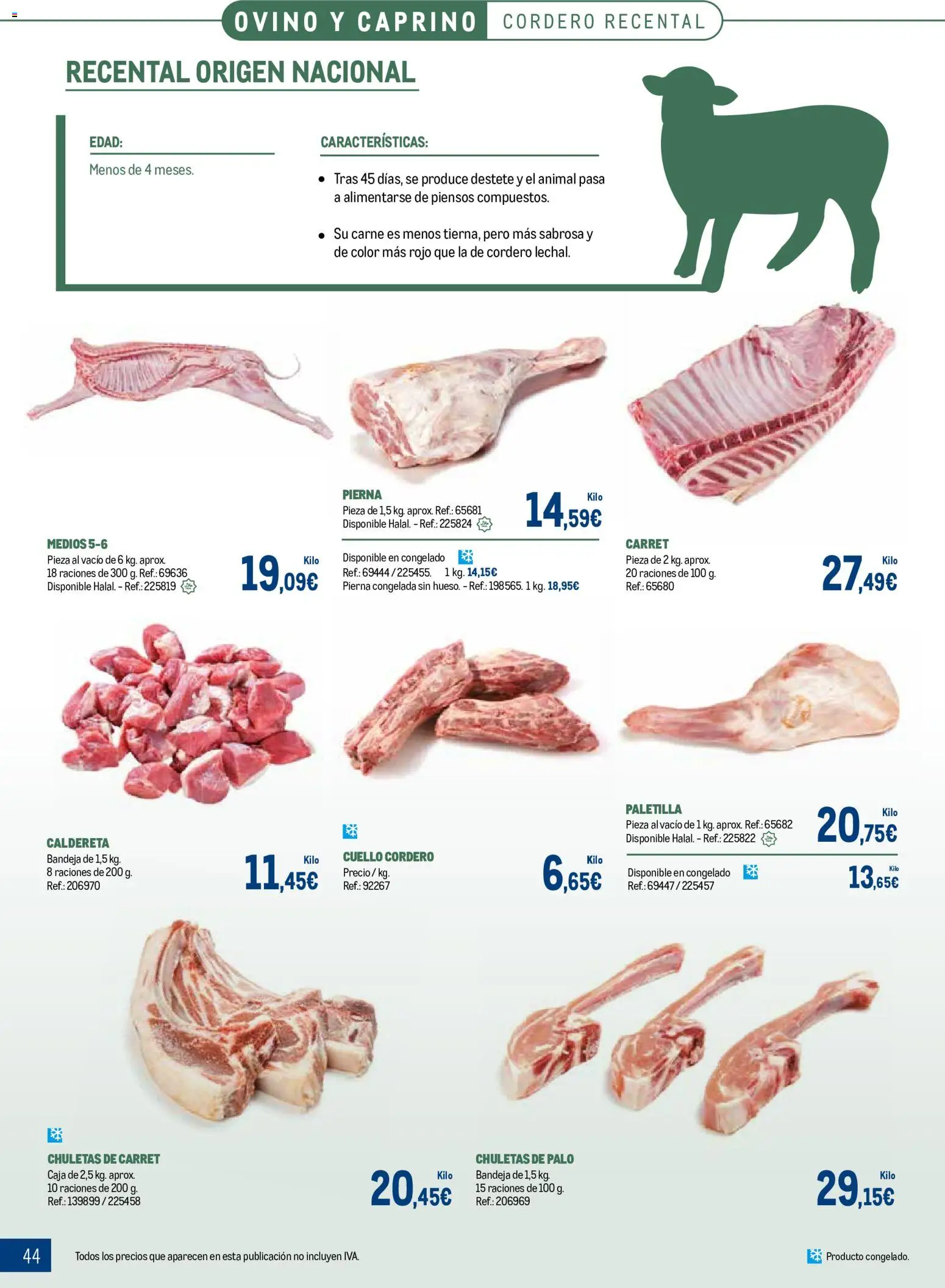 Makro Expertos en carnes │ válido desde el 07/09/2026 | Página: 44 | Productos: Cordero, Bandeja, Carne, Caja