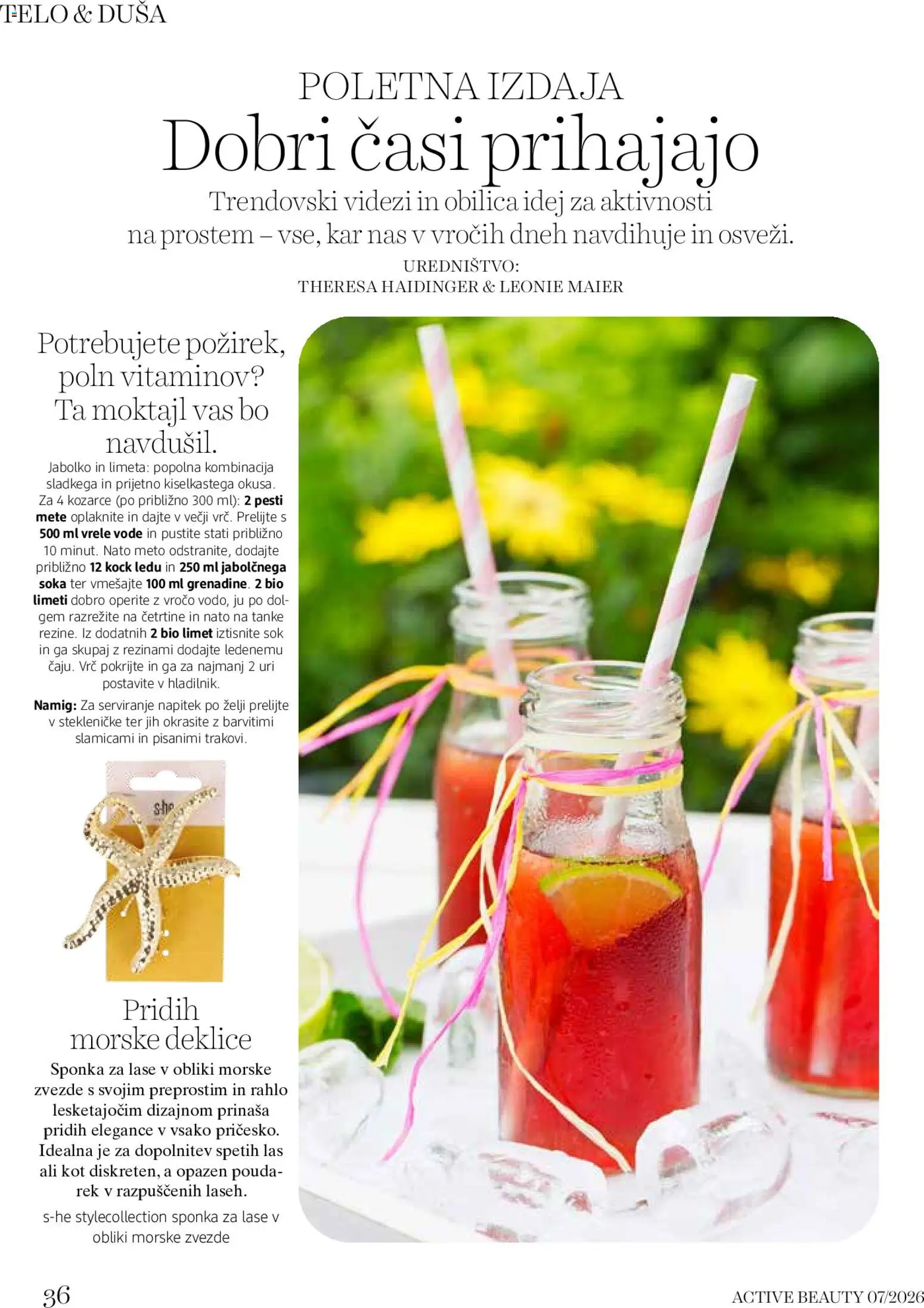 Novi DM Drogerie Markt katalog ponudbe – veljaven od 01.07.2026 | Stran: 36 | Izdelki: Limeta, Sok