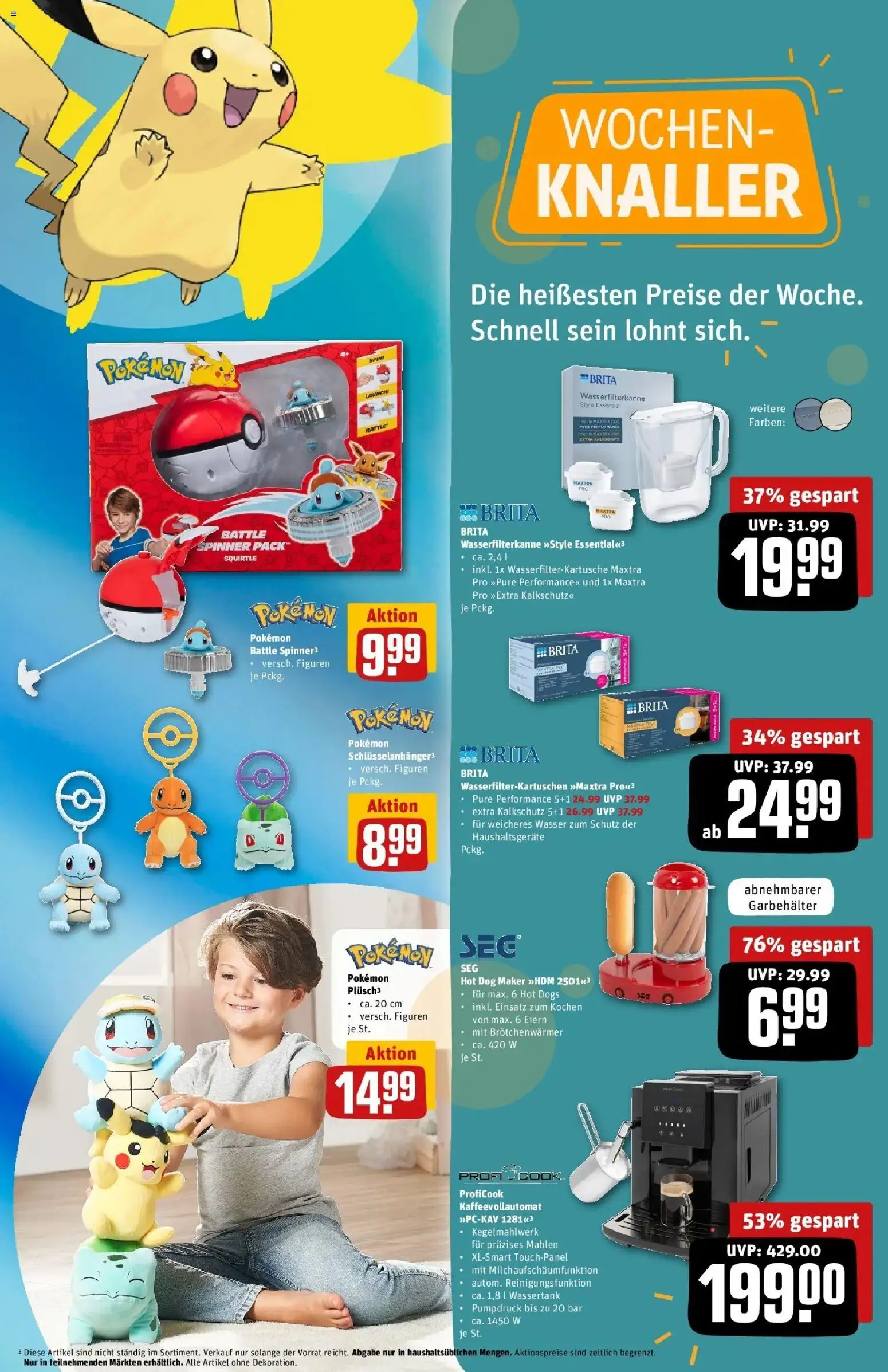 REWE Prospekt ab 03.08.2026 zum Blättern » Angebote | Seite: 27 | Produkte: Wasser, Kaffeevollautomat