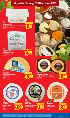 Pré-visualização Queijo Prato Amanteigado, Queijo Prato Amanteigado Unid. válido de 31/08/2026 | Página: 15 | Produtos: Pimentão, Queijo de ovelha, Queijo, Requeijão