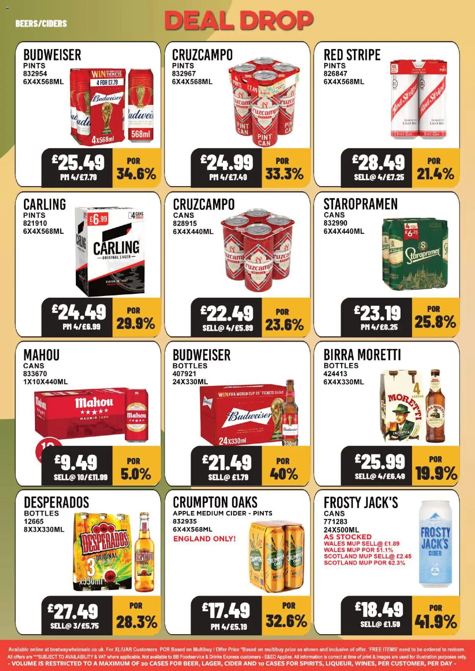 {H1} | Page: 2 | Products: Cider, Apple, Drinks, Desperados