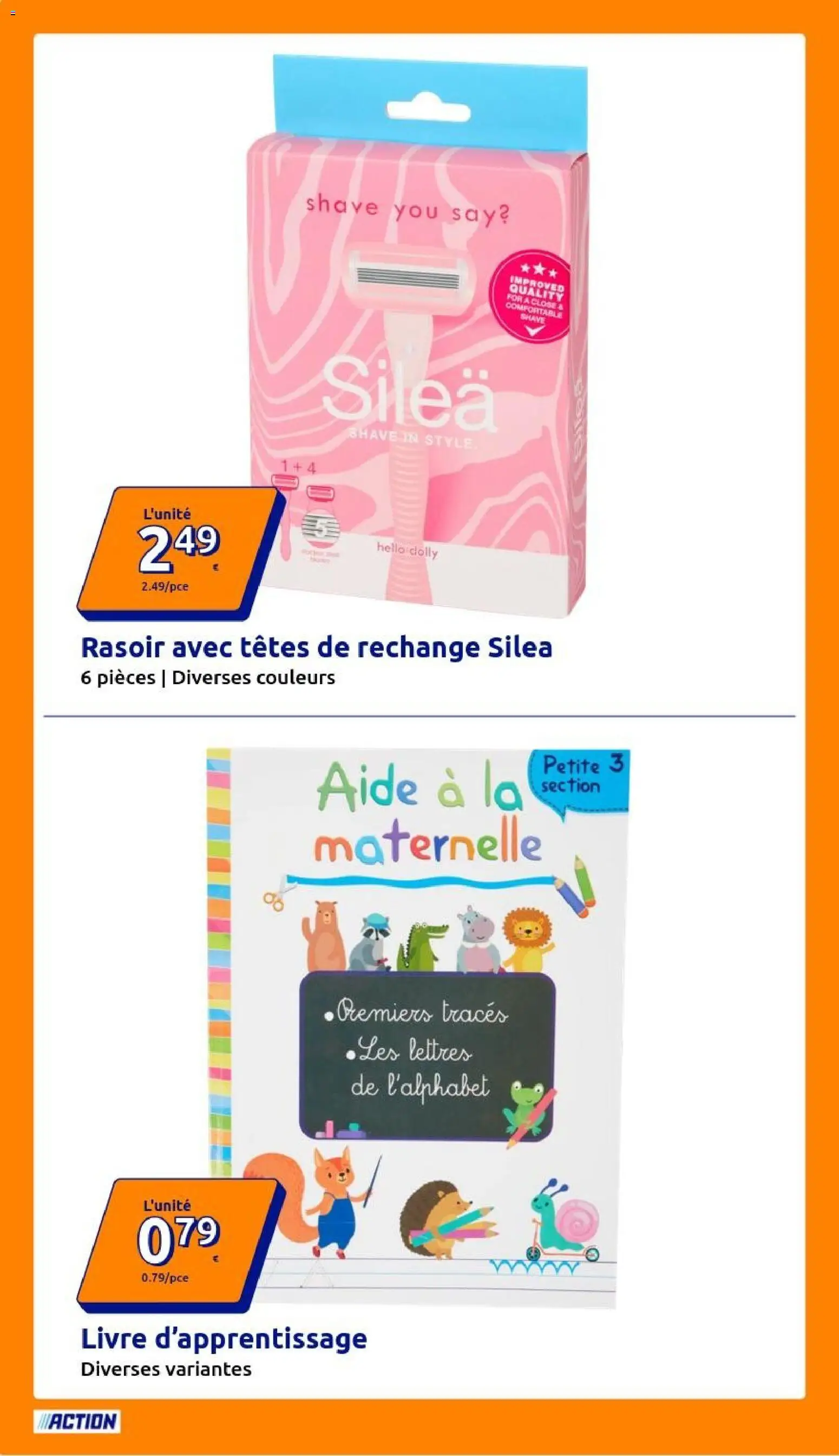 {H1} | Page: 10 | Produits: Rasoir, Livre