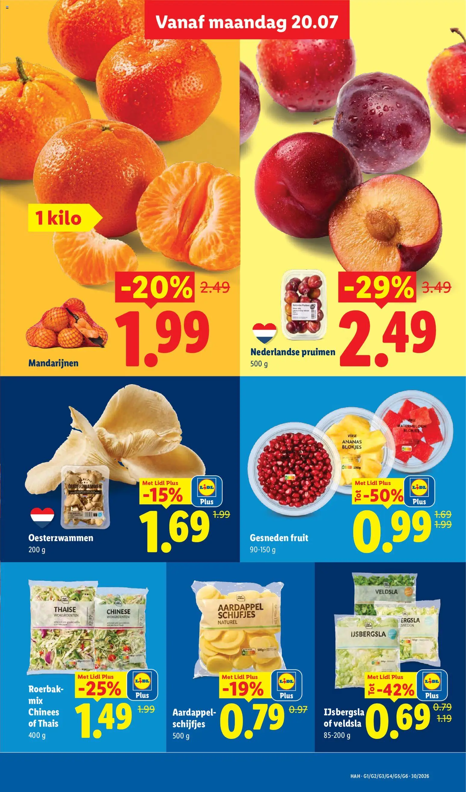 {H1} | Pagina: 5 | Producten: Aardappel, IJsbergsla, Fruit, Gesneden fruit