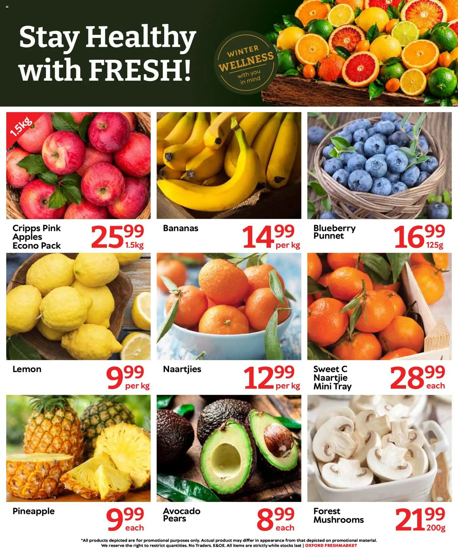 New Oxford Freshmarket catalogue – valid from 22/07/2026 | Page: 5 | Products: Pears, Tray, Apples, Lemon