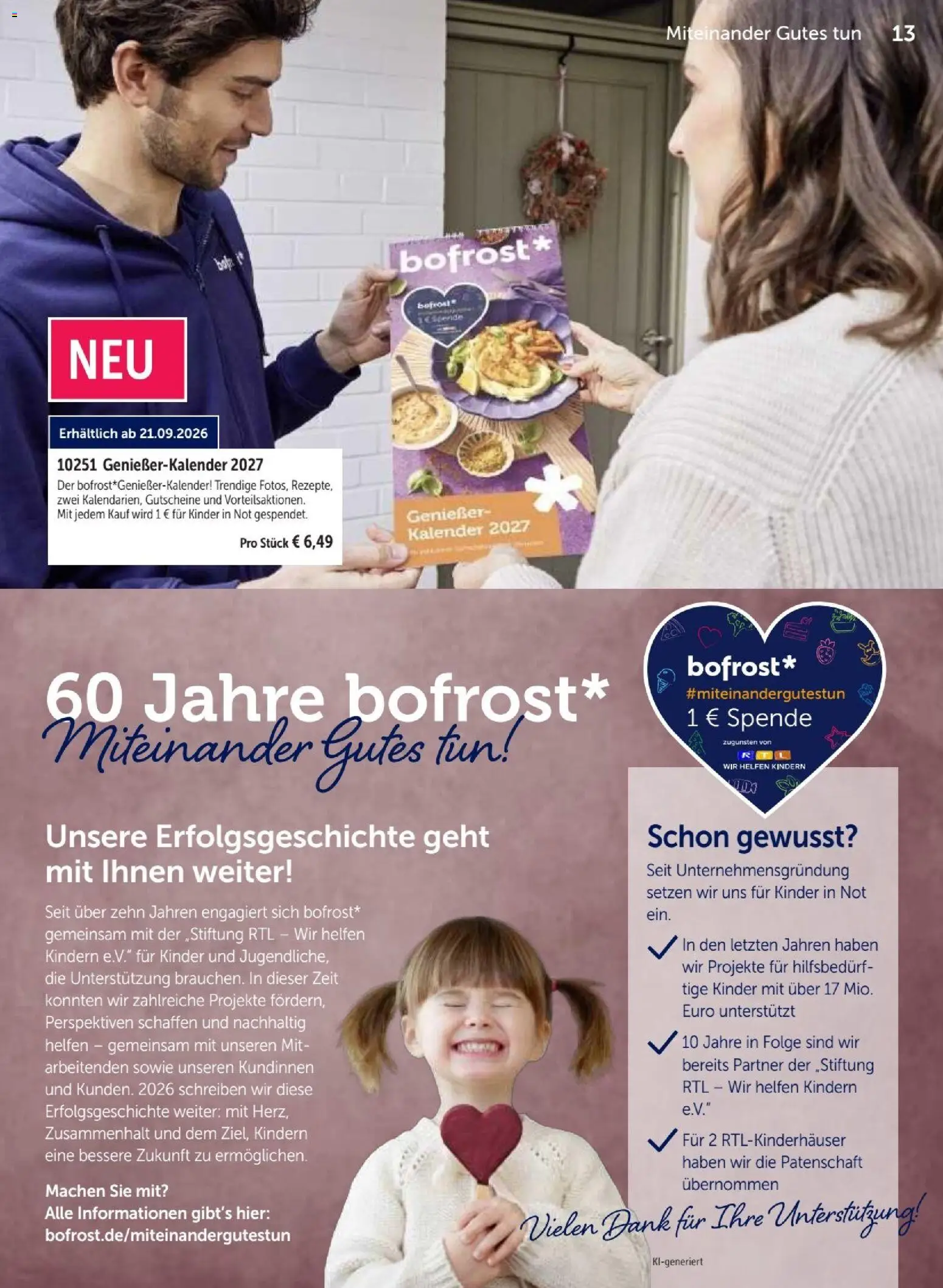 Bofrost Katalog – gültig ab 07.09.2026 | Seite: 13