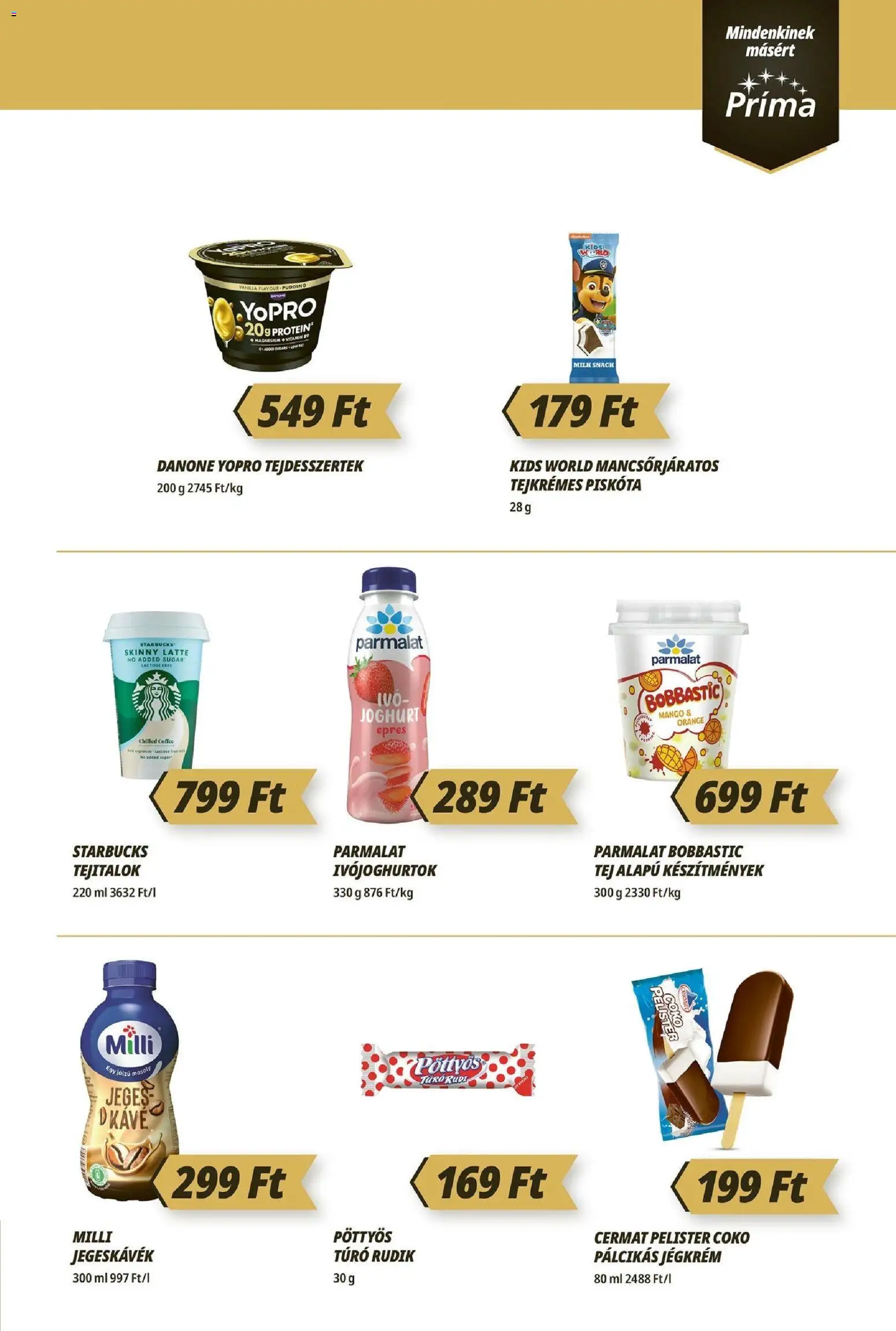 CBA Príma akciós ujság - amely érvényes a következő dátumtól: 2026.09.10. | Oldal: 3 | Termékek: Piskóta, Vitamin, Pálcikás jégkrém, Mangó