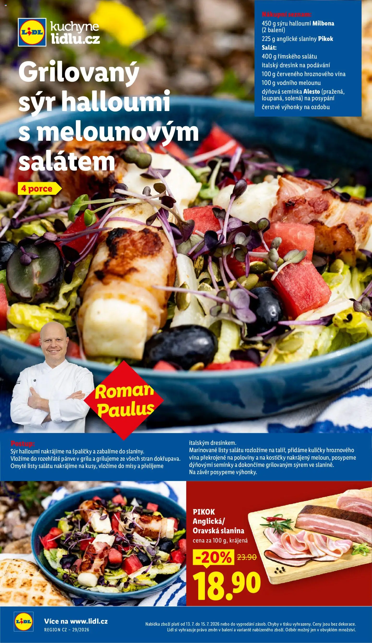 Lidl leták od 13.07.2026 | Strana: 46 | Produkty: Sýr, Milbona, Semínka, Kuchyně