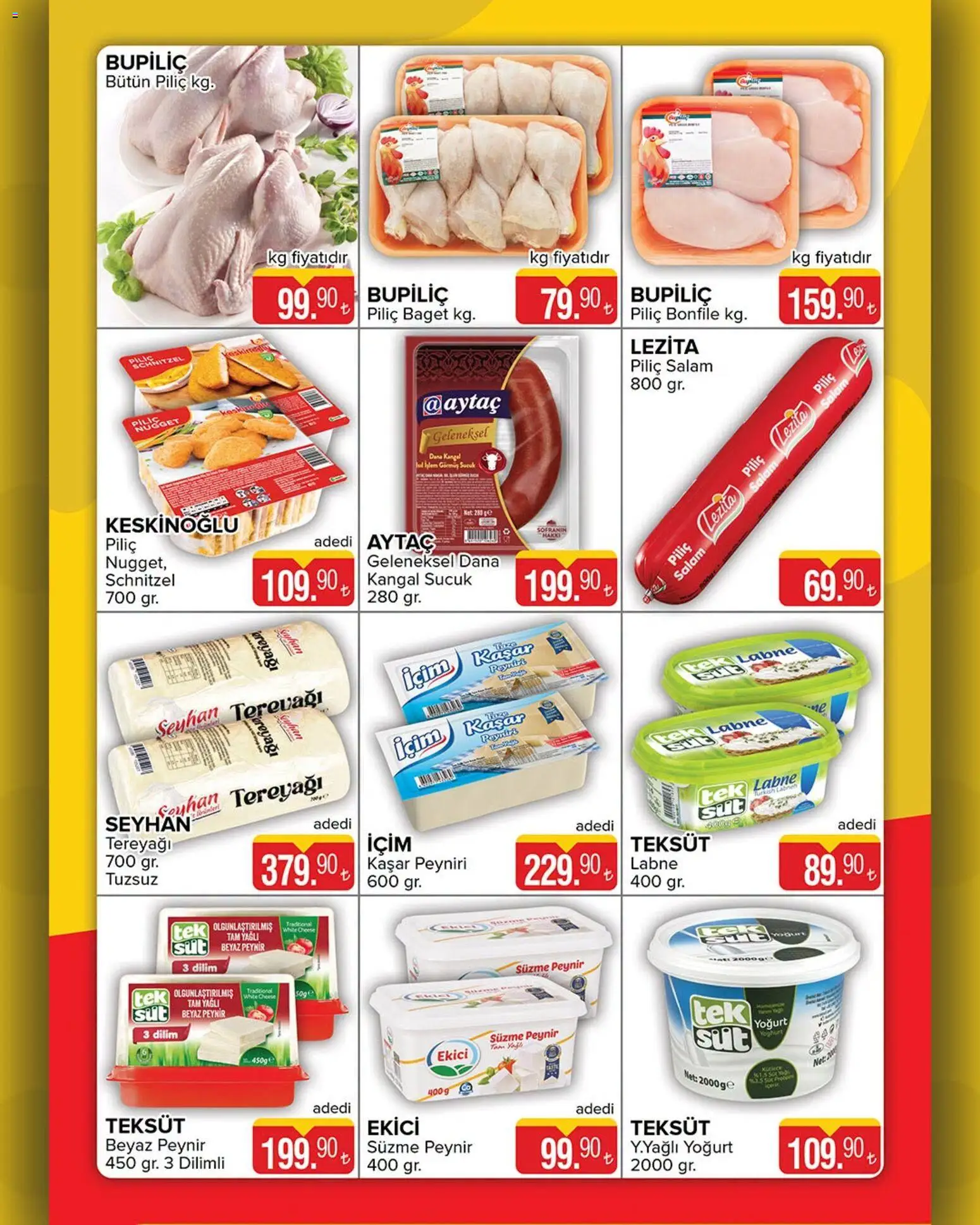 Seyhanlar Market Katalog - 10 Eylül 2026 tarihinden itibaren geçerlidir | Sayfa: 2 | Ürünler: Tereyağı, Peynir, Süzme peynir, Piliç nugget