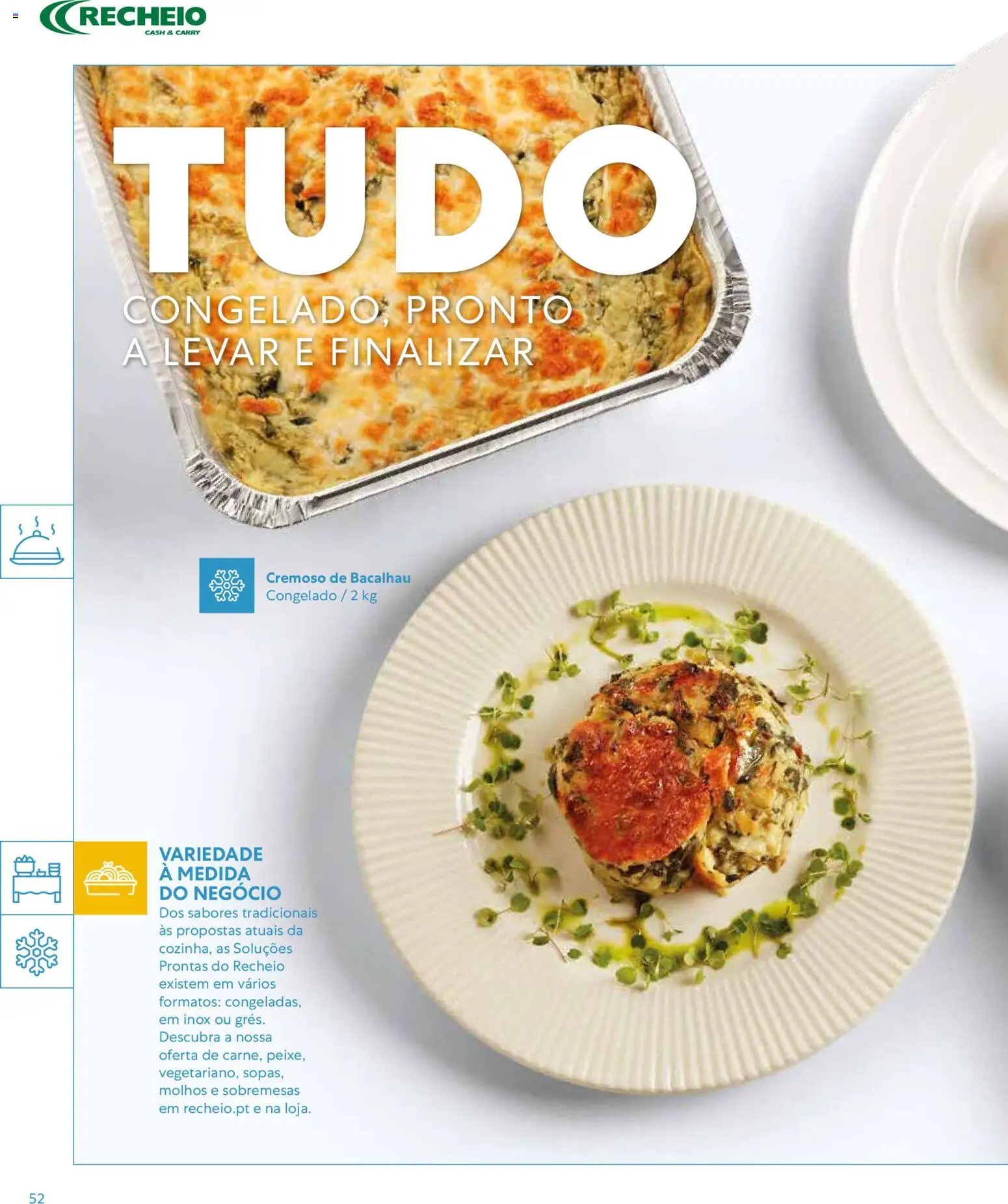 Recheio - Catálogo de Alfragide │ válido de 16/03/2026 | Página: 52 | Produtos: Bacalhau, Sobremesas, Molhos