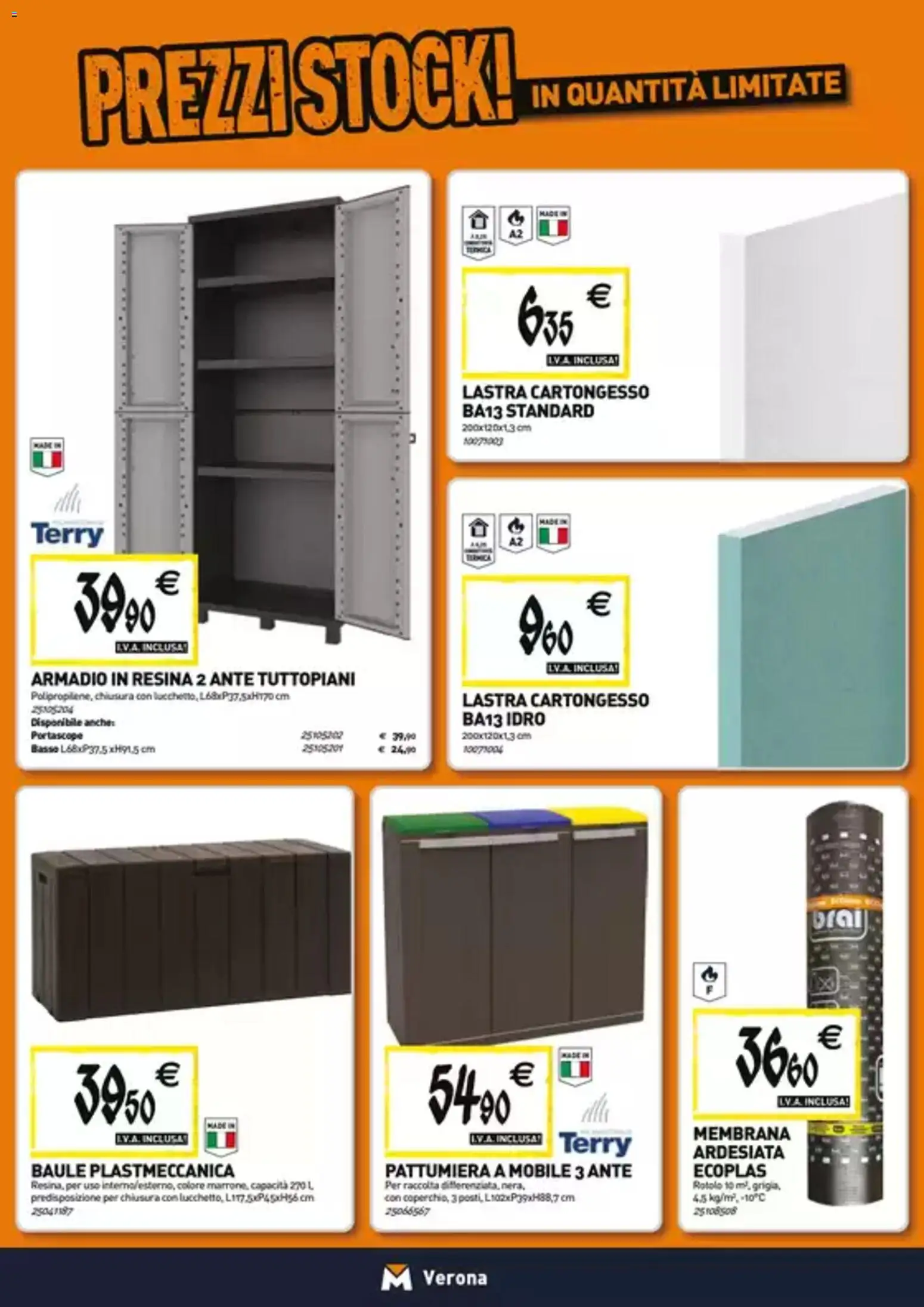 Volantino TECNOMAT del 26.03.2026 | Pagina: 16 | Prodotti: Mobile, Baule, Pattumiera, Armadio
