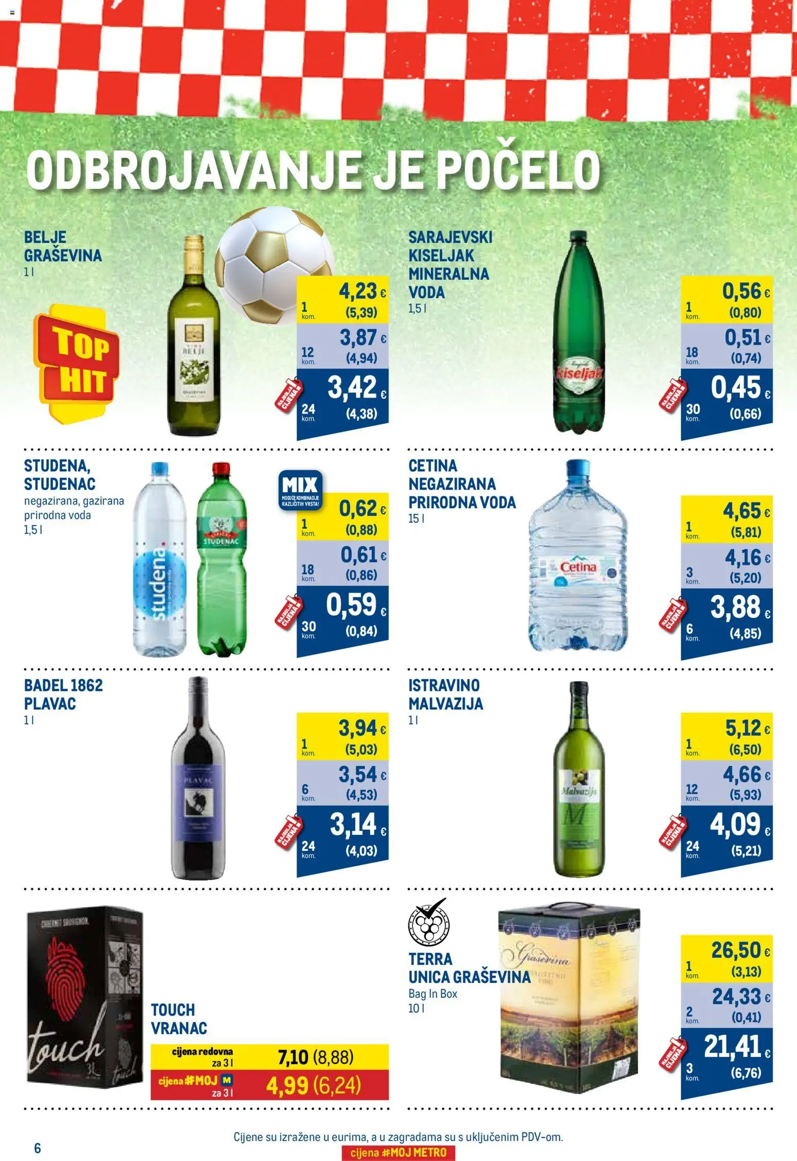 Metro katalog | vrijedi od 16.06.2026 | Stranica: 6 | Proizvodi: Voda