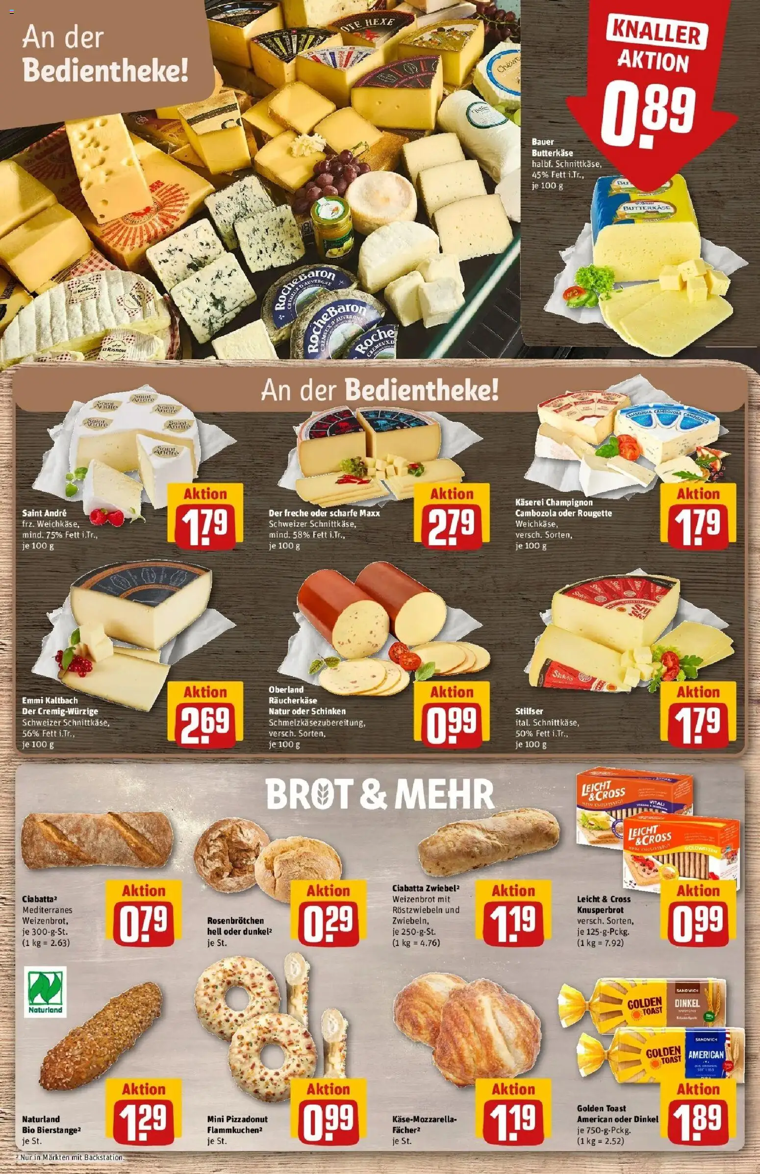 Rewe Prospekt Bergneustadt – gültig ab 17.05.2026 | Seite: 15 | Produkte: Toast, Brot, Schinken, Pizza