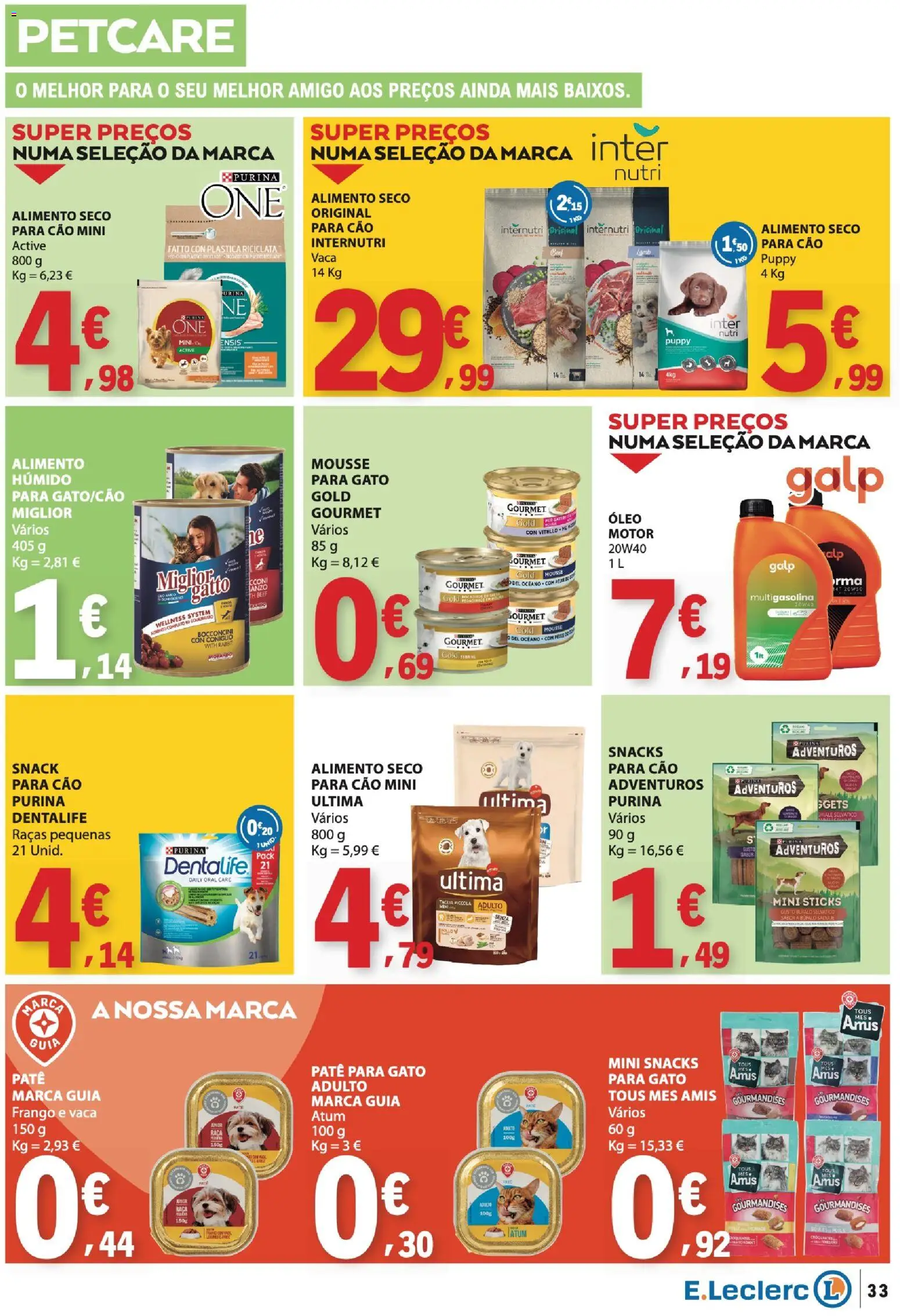 E.Leclerc folheto │ válido de 24/09/2026 | Página: 33 | Produtos: Atum, Frango, Snacks, Peixe