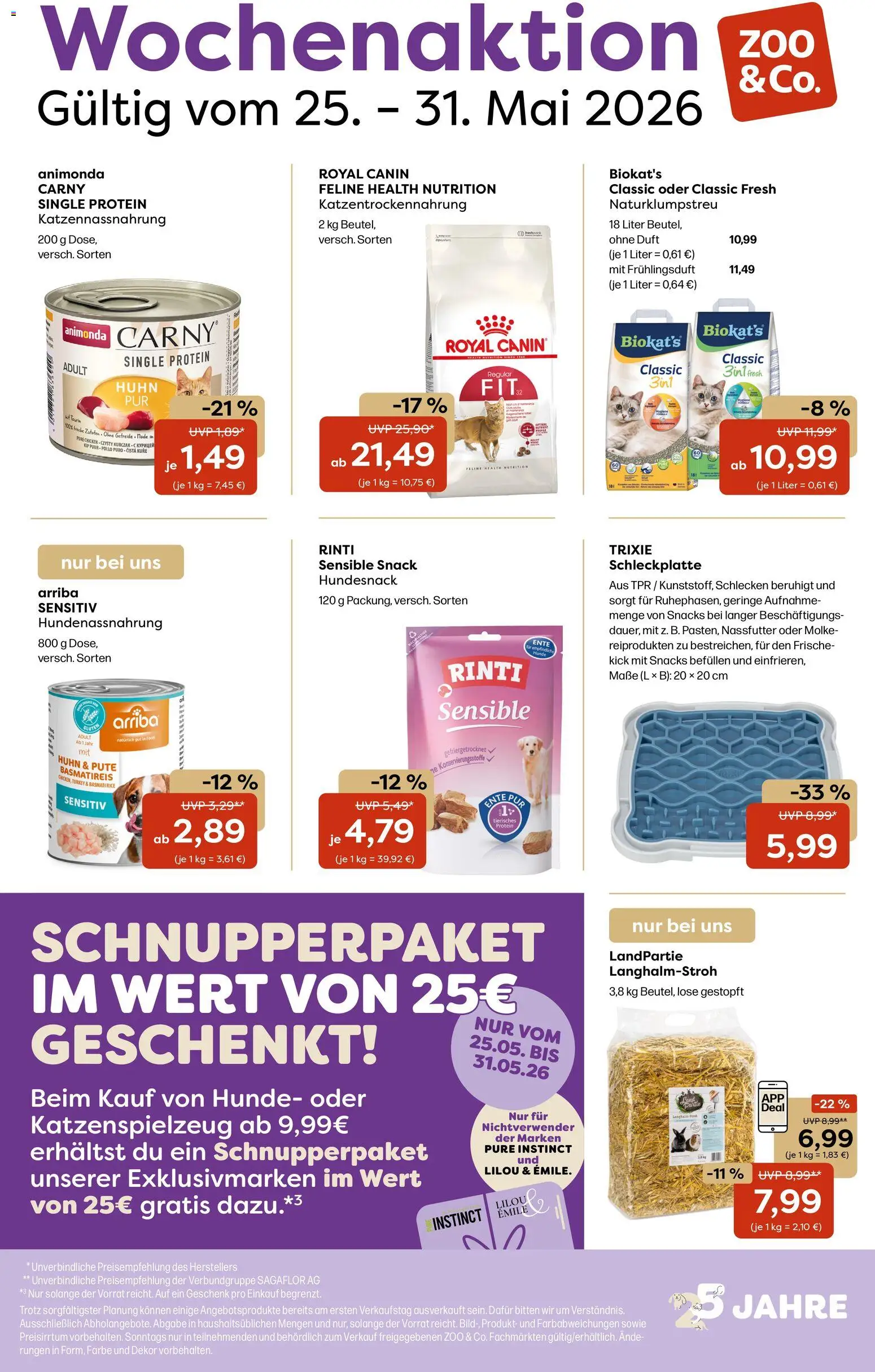 Zoo & co Prospekt – gültig ab 25.05.2026 | Seite: 1 | Produkte: Pute, Basmatireis, Duft, Ente