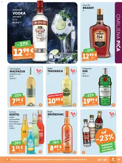Studenac Katalog - Pregled kataloga iz trgovine Studenac, vrijedi od 29.04.2026 | Stranica: 35 | Proizvodi: Red Label, Travarica, Pica, Vino