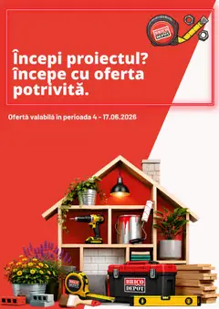 Ofertele Brico Depot valabile de la 04.06.2026