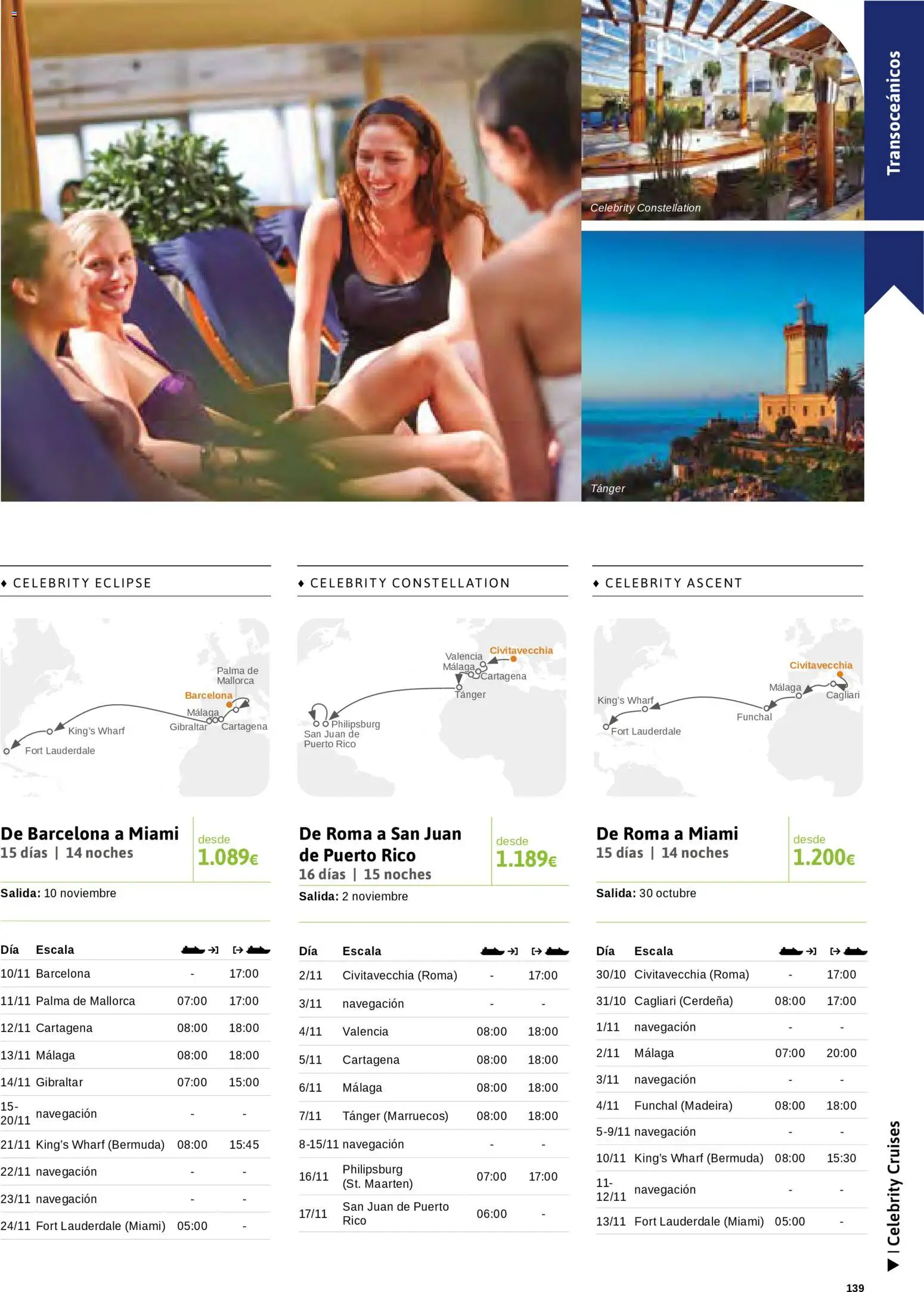 Viajes El Corte Inglés Cruceros marítimos │ válido desde el 01/01/2026 | Página: 140 | Productos: Navegación
