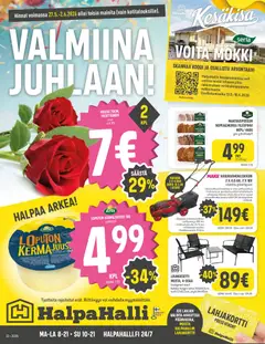 Halpa Halli-mainoslehti voimassa 27.05.2026 alkaen