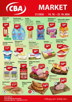 Náhled letáku CBA leták - Market od 14.10.2026