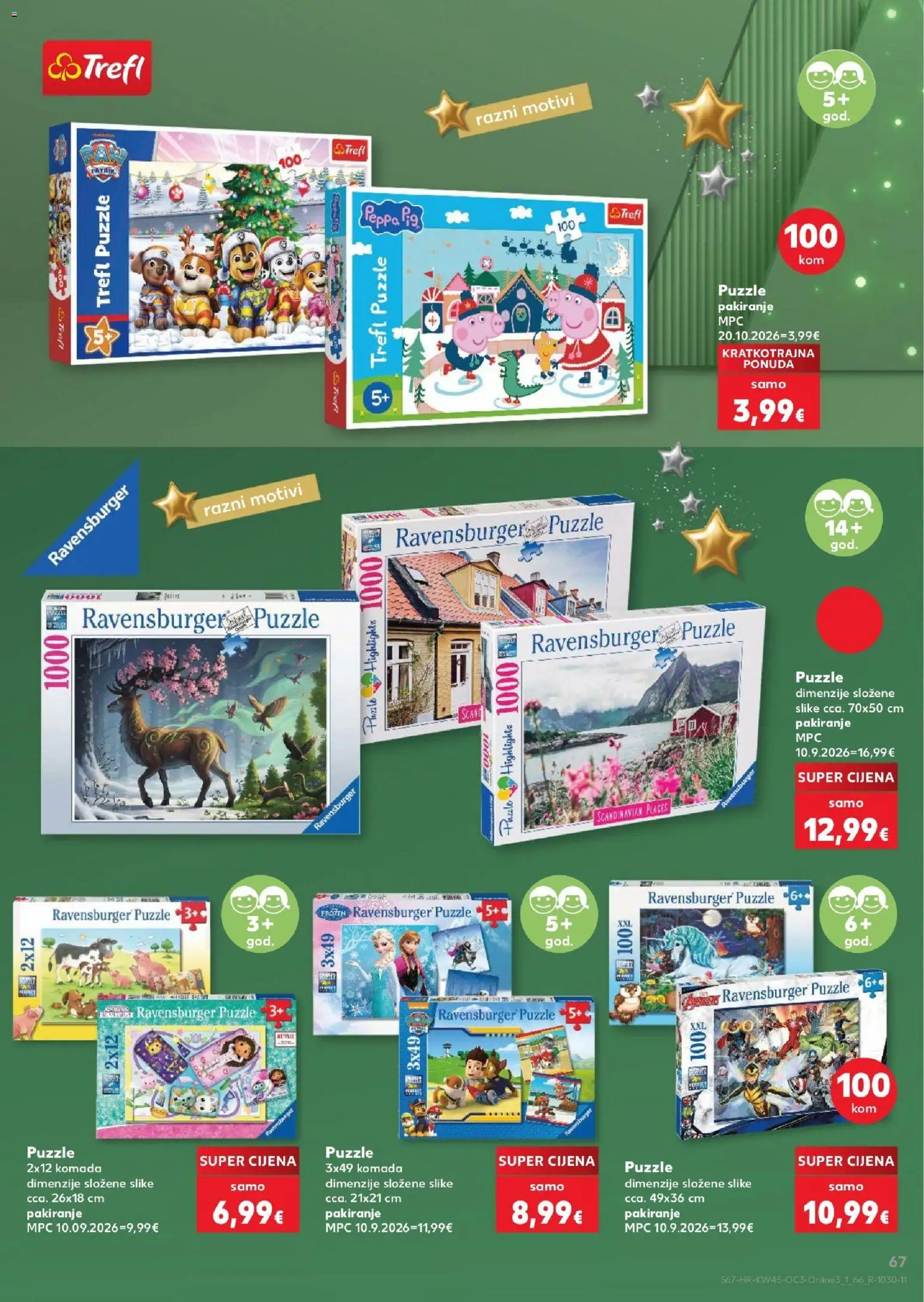 Kaufland katalog | vrijedi od 02.11.2026 | Stranica: 67 | Proizvodi: Puzzle