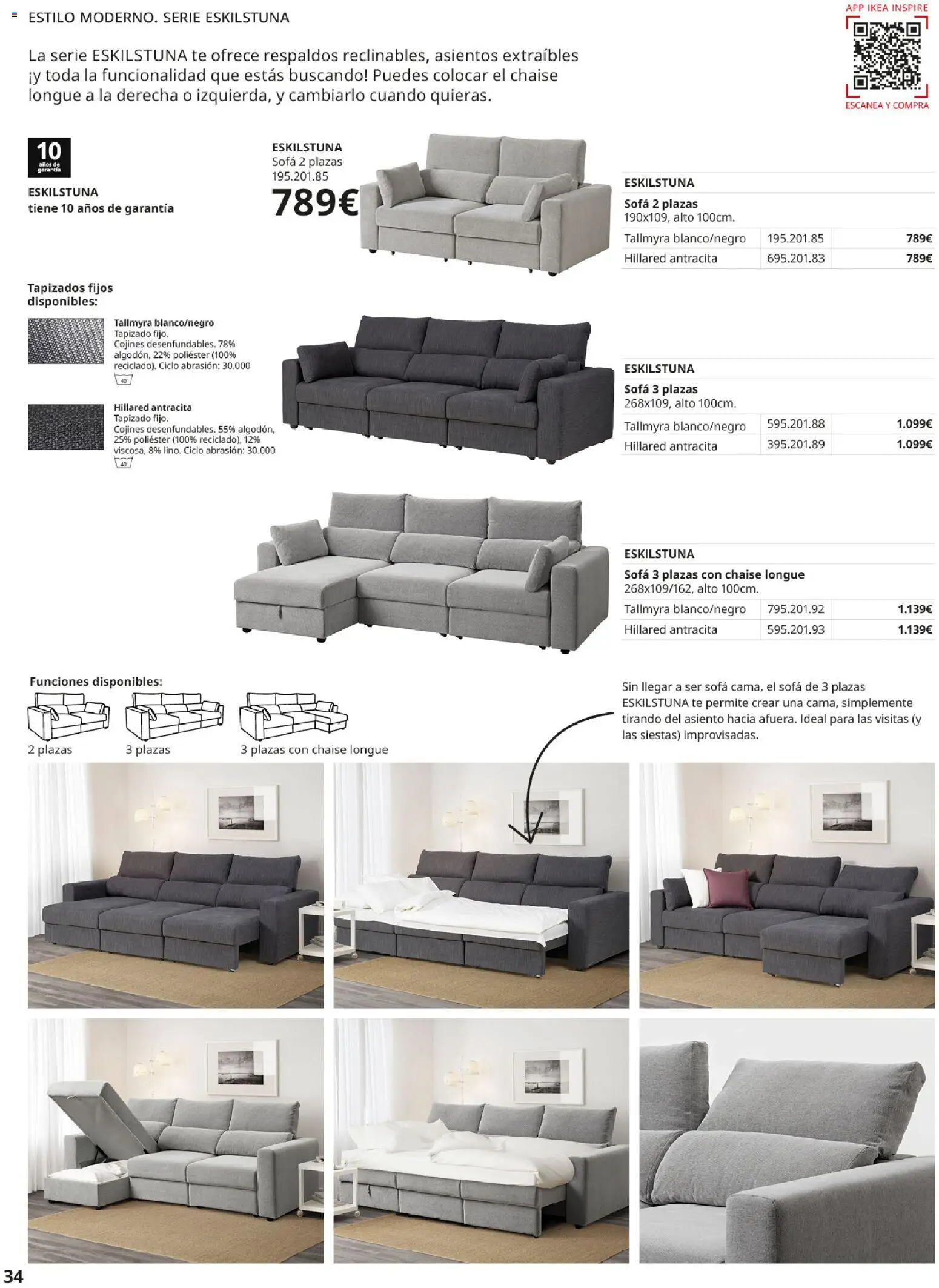 Catálogo IKEA Sofás │ válido desde el 07.05.2026 | Página: 34 | Productos: Té, Sofá