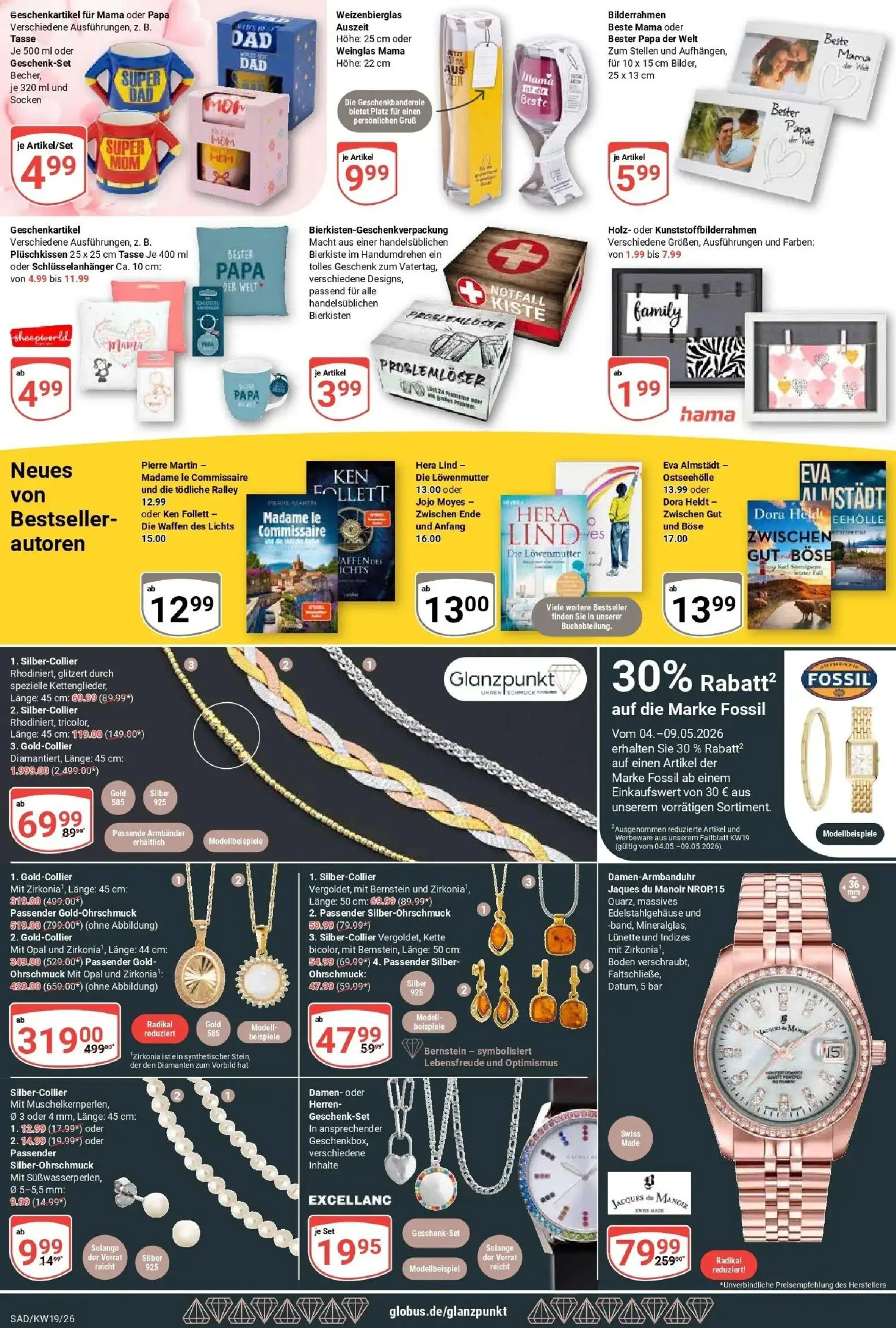 Globus Prospekt Schwandorf	 (ab 04.05.2026) » Angebote online | Seite: 19 | Produkte: Socken, Bilderrahmen