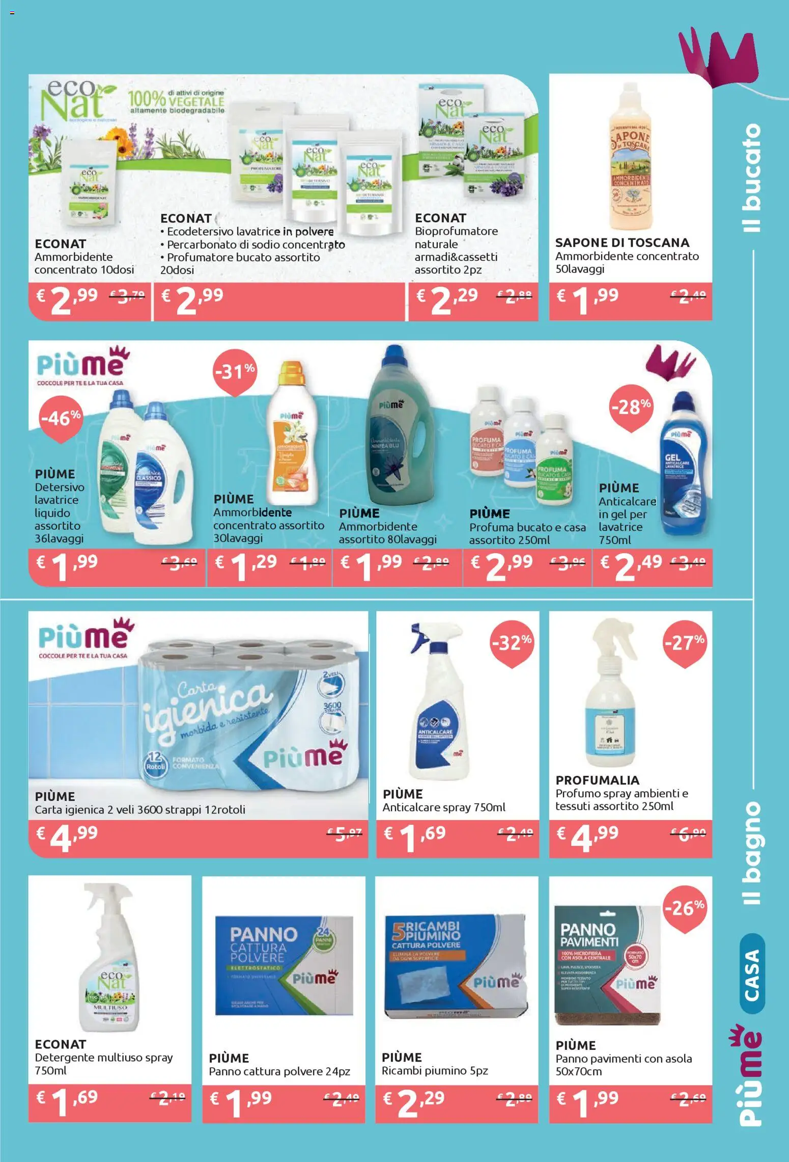 Volantino IperSoap del 09.03.2026 | Pagina: 3 | Prodotti: Sapone, Ammorbidente, Tè, Anticalcare