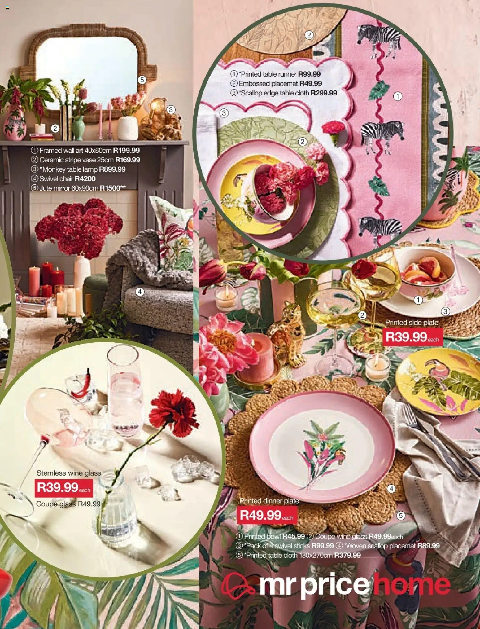 New MRP Home catalogue – valid from 25/06/2026 | Page: 7 | Products: Placemat, Art, Mirror, Wine