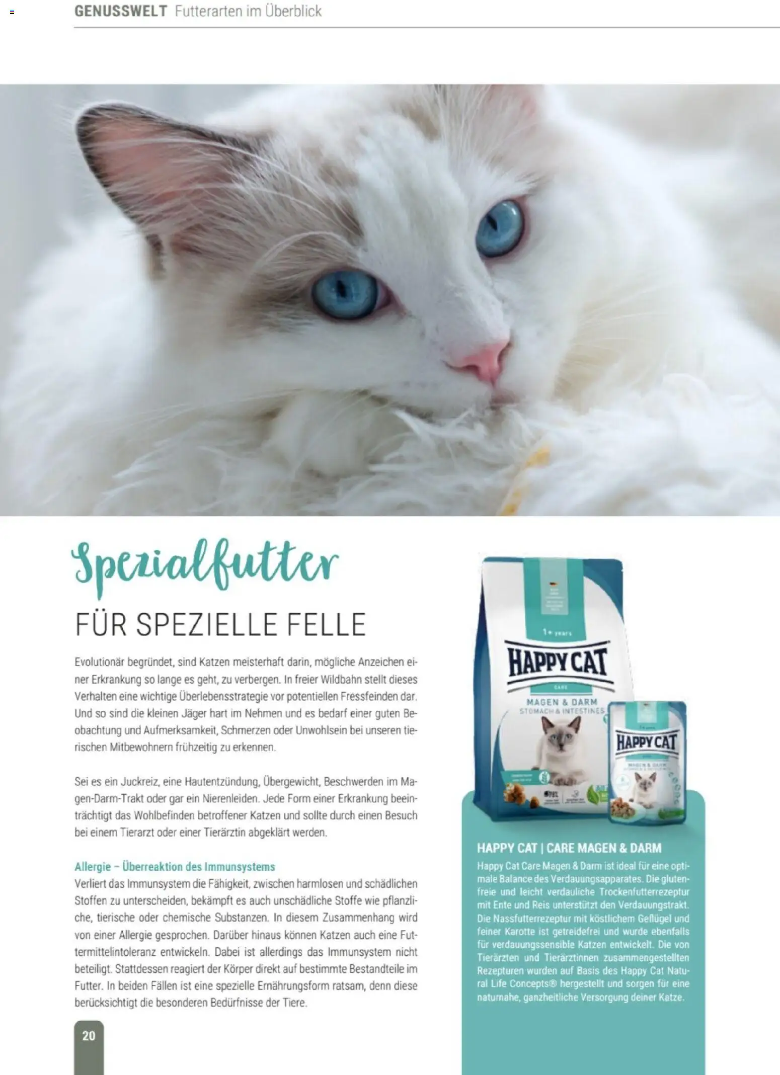 zookauf Themenkatalog Katze – gültig ab 01.10.2026 | Seite: 20 | Produkte: Reis, Karotte, Ente