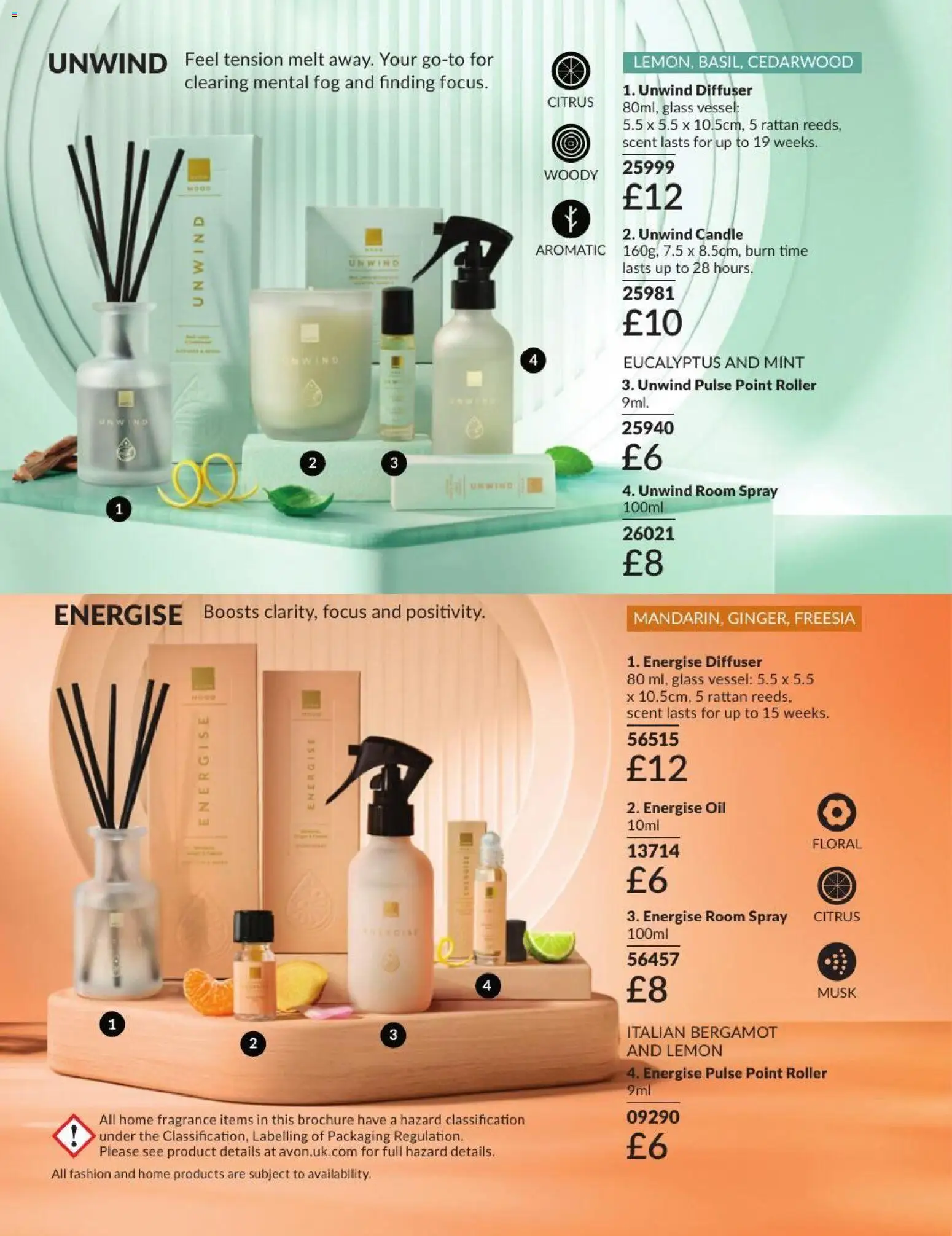 {H1} | Page: 144 | Products: Fragrance, Oil, Mint, Lemon