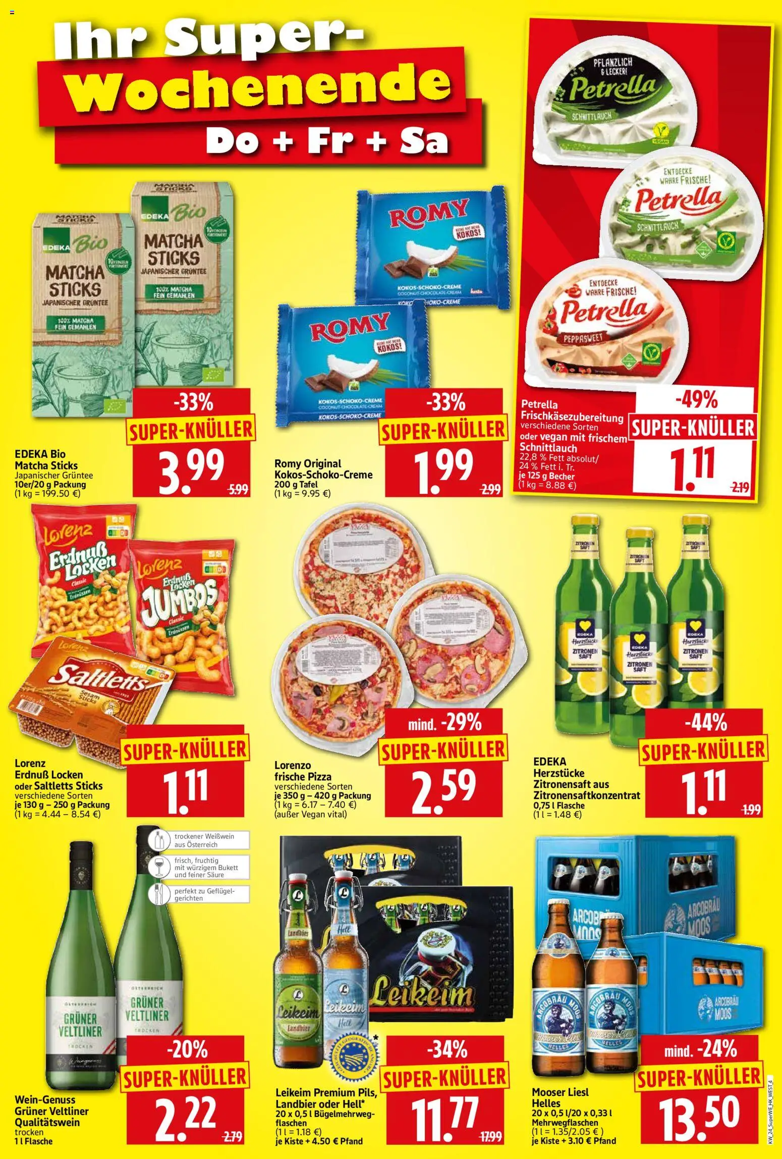 HERKULES Sonderbeilage – gültig ab 11.06.2026 | Seite: 4 | Produkte: Creme, Pizza, Saft, Zitronen