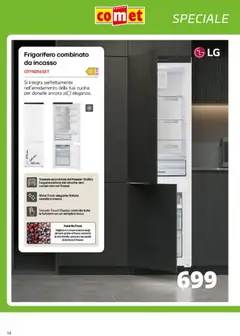 Anteprima del volantino Comet volantino LG valido a partire dal 29/06/2026 | Pagina: 14 | Prodotti: Freezer, Frigorifero, Vassoio, Frigorifero combinato