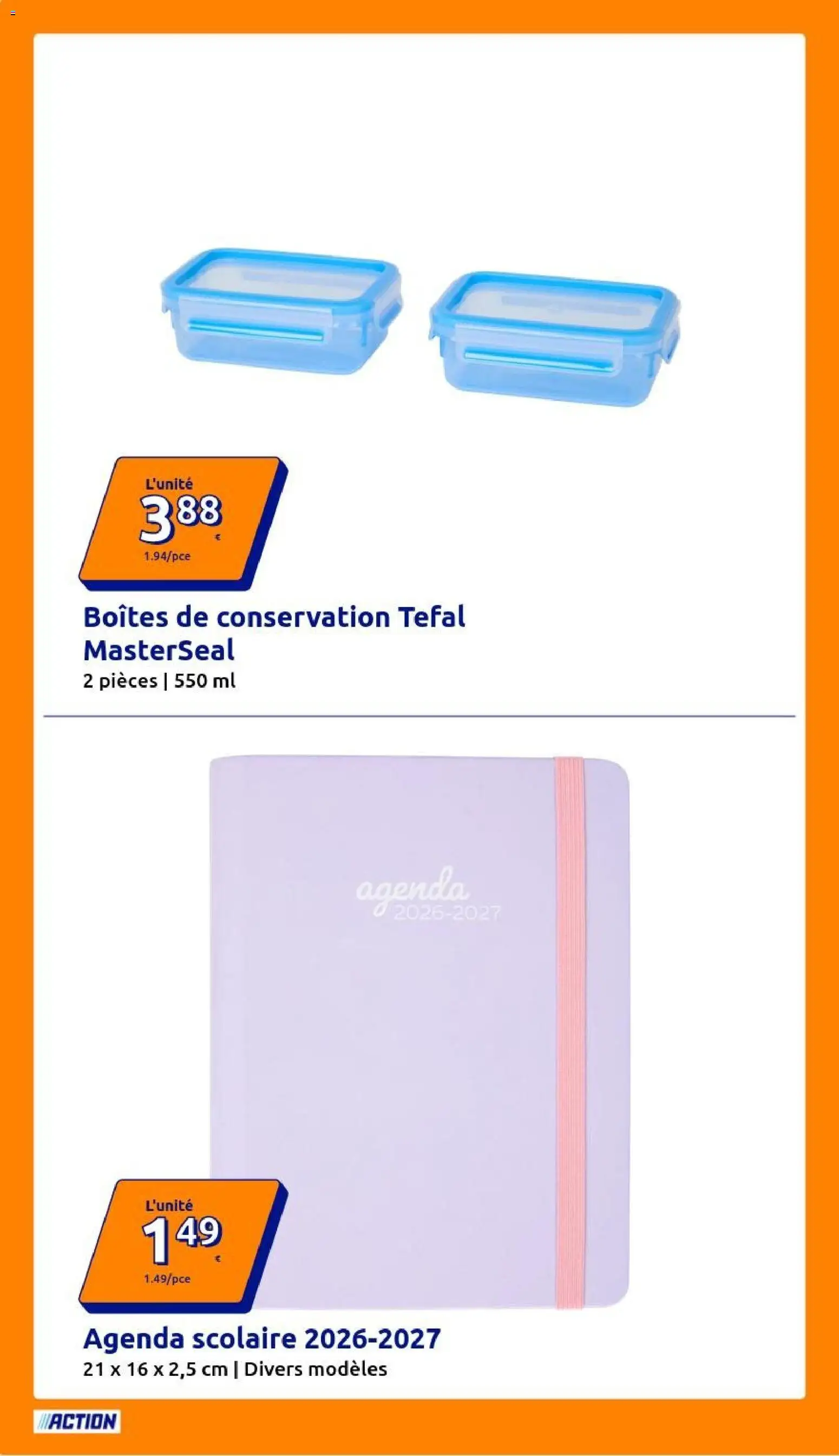 {H1} | Page: 26 | Produits: Agenda, Tefal, Agenda scolaire