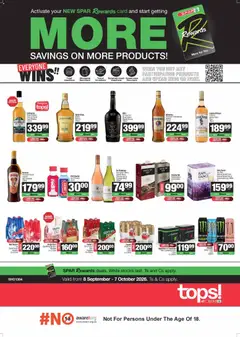 Tops at Spar specials catalogue – valid from 08/09/2026