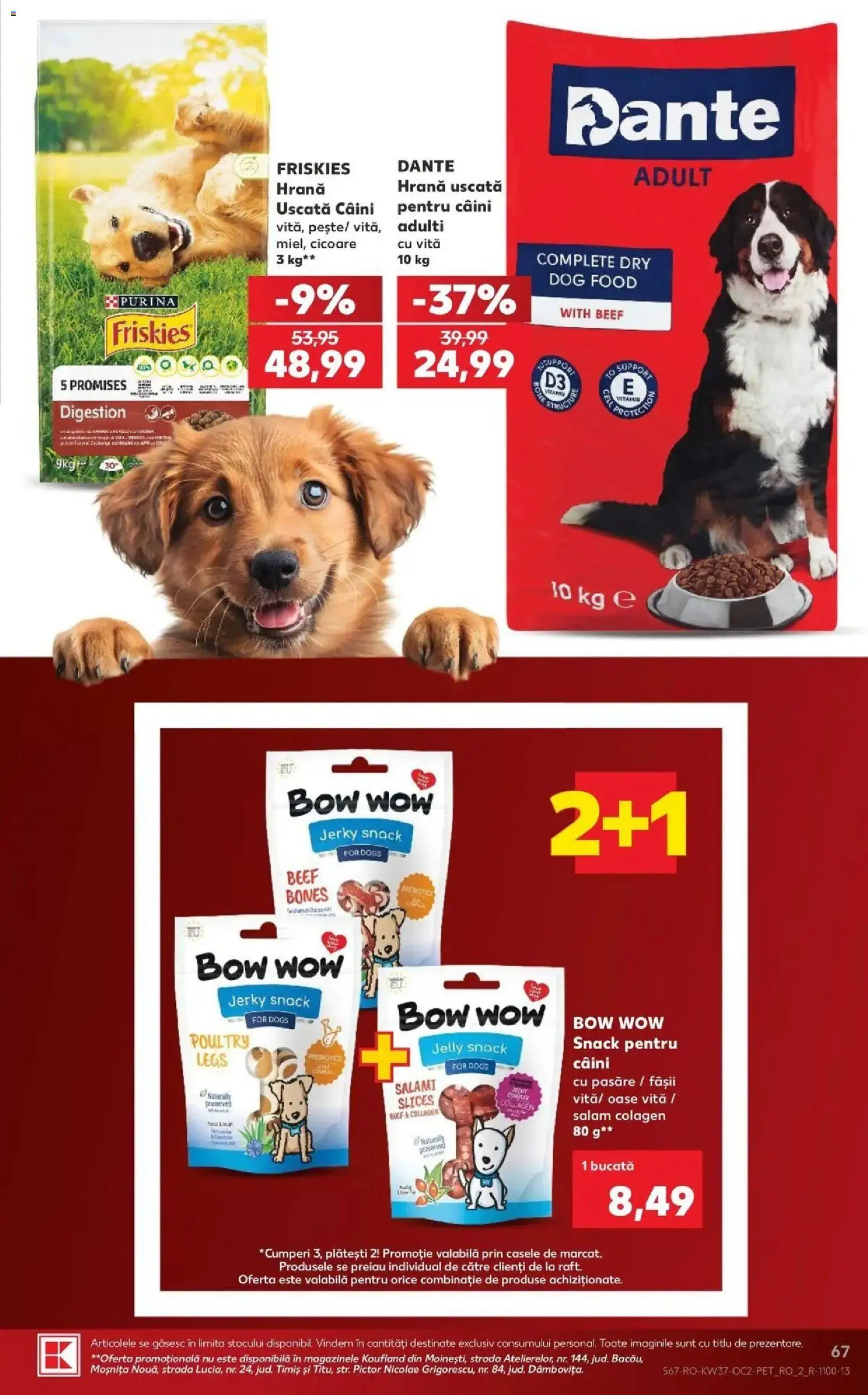 Kaufland Focșani 09.09.2026 - Revista si Oferta | Pagină: 67 | Produse: Vită, Salam
