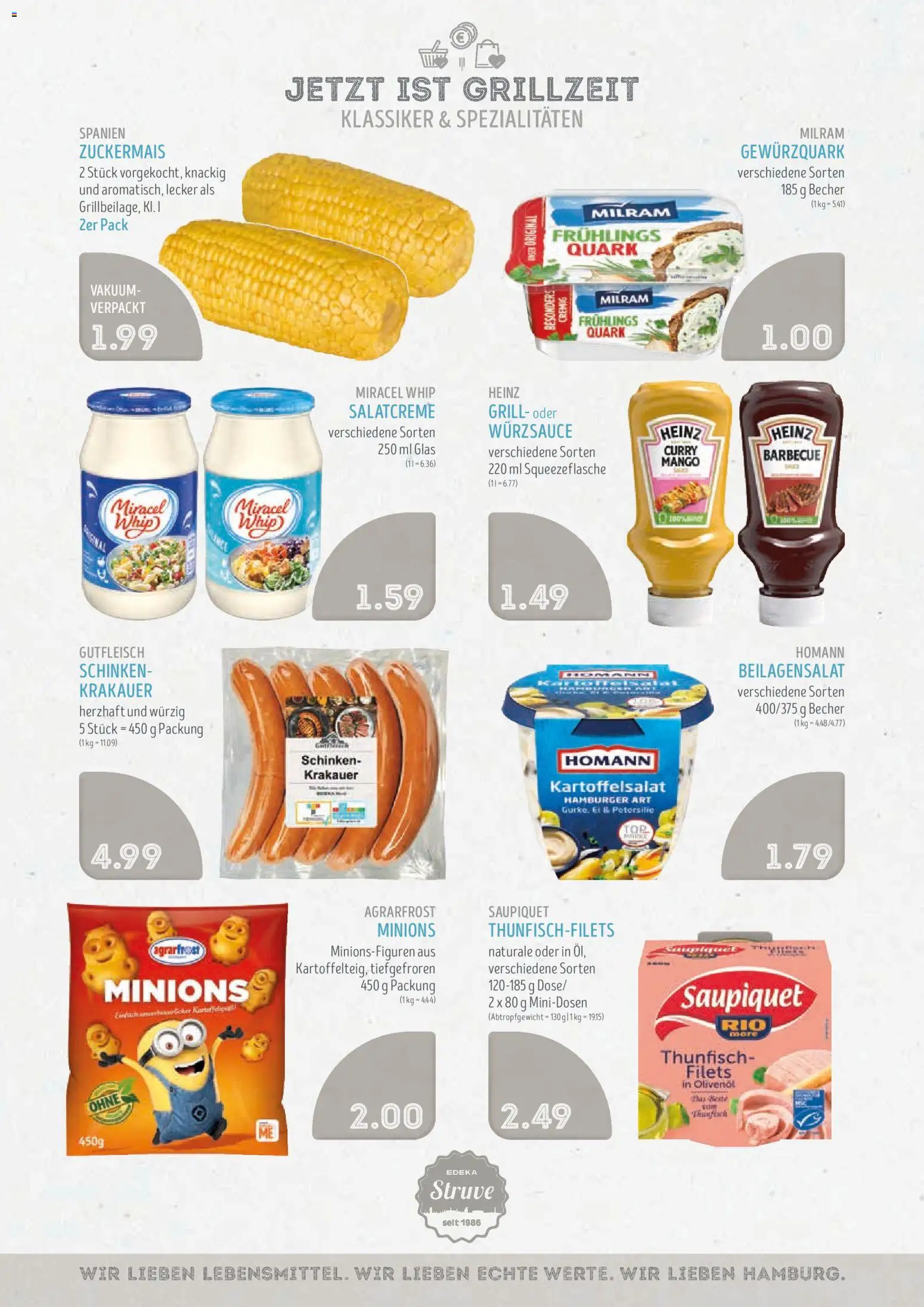 Edeka Struve Prospekt – gültig ab 27.07.2026 | Seite: 8 | Produkte: Miracel whip, Milram, Mango, Schinken