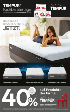 XXXLutz Tempur Spezial ab 20.06.2026 gültig