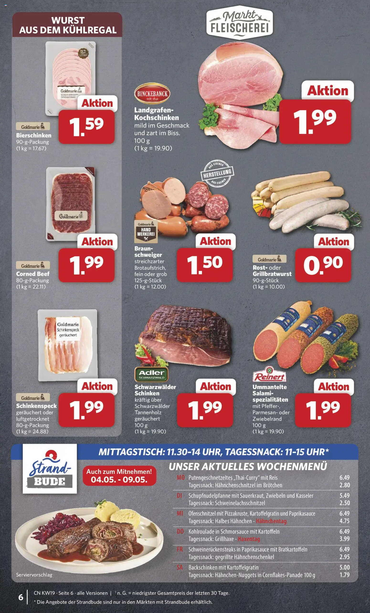 Combi Prospekt 	 – gültig ab 04.05.2026 | Seite: 6 | Produkte: Zwiebeln, Wurst, Salami, Reis