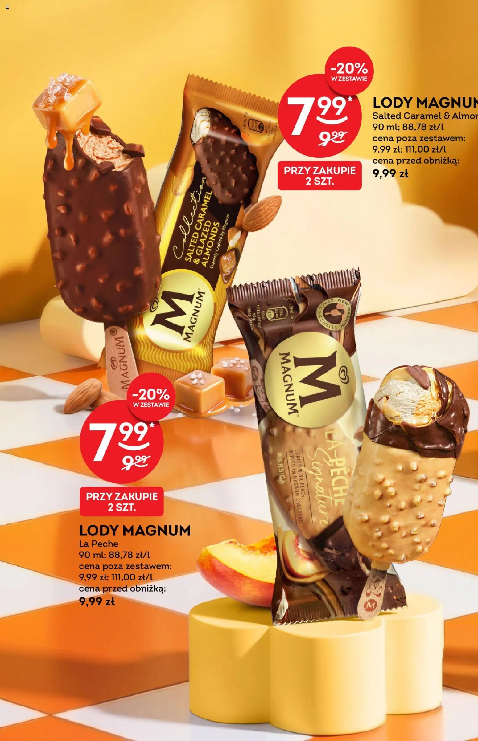 Żabka gazetka - Katalog lodowy od 10.08.2026 | Strona: 4 | Produkty: Magnum, Lody Magnum, Lody