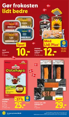 LILLEBROR Ostehaps, Blød smelteost 23% fedt gyldig fra 06/09/2026 | Side: 4 | Produkter: Fløde, Rugbrød, Søm, Laks