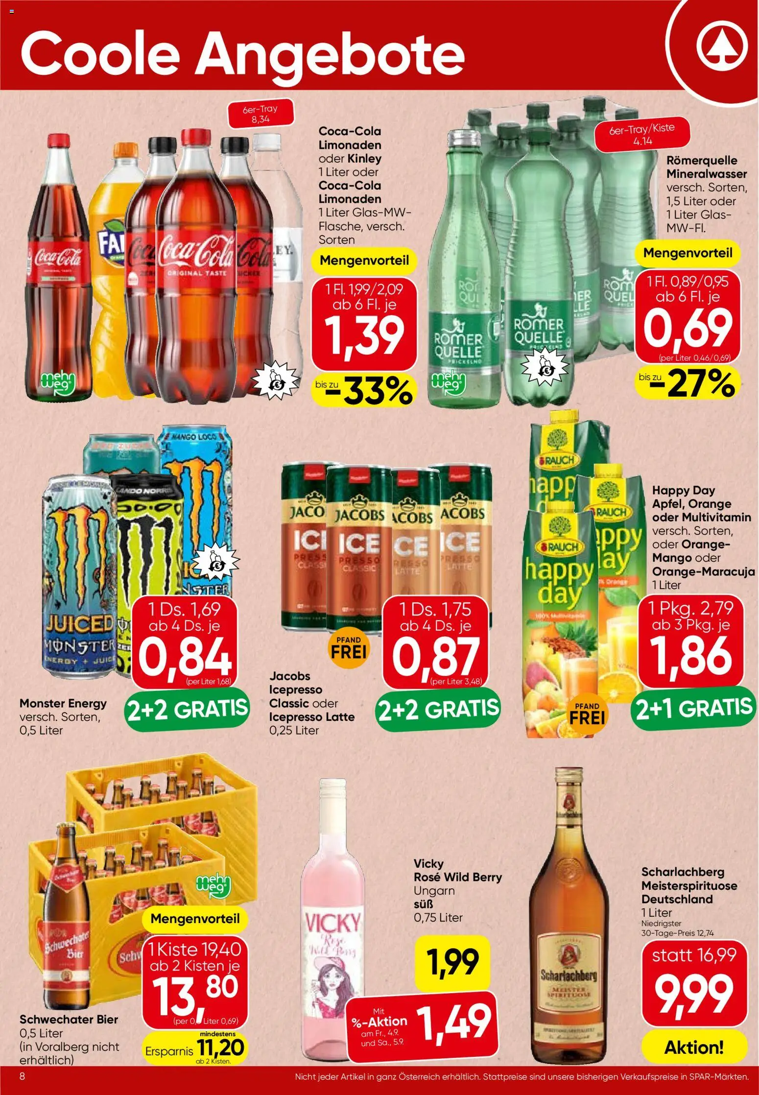 Spar - Flugblatt gültig ab 03.09.2026 | Seite: 8