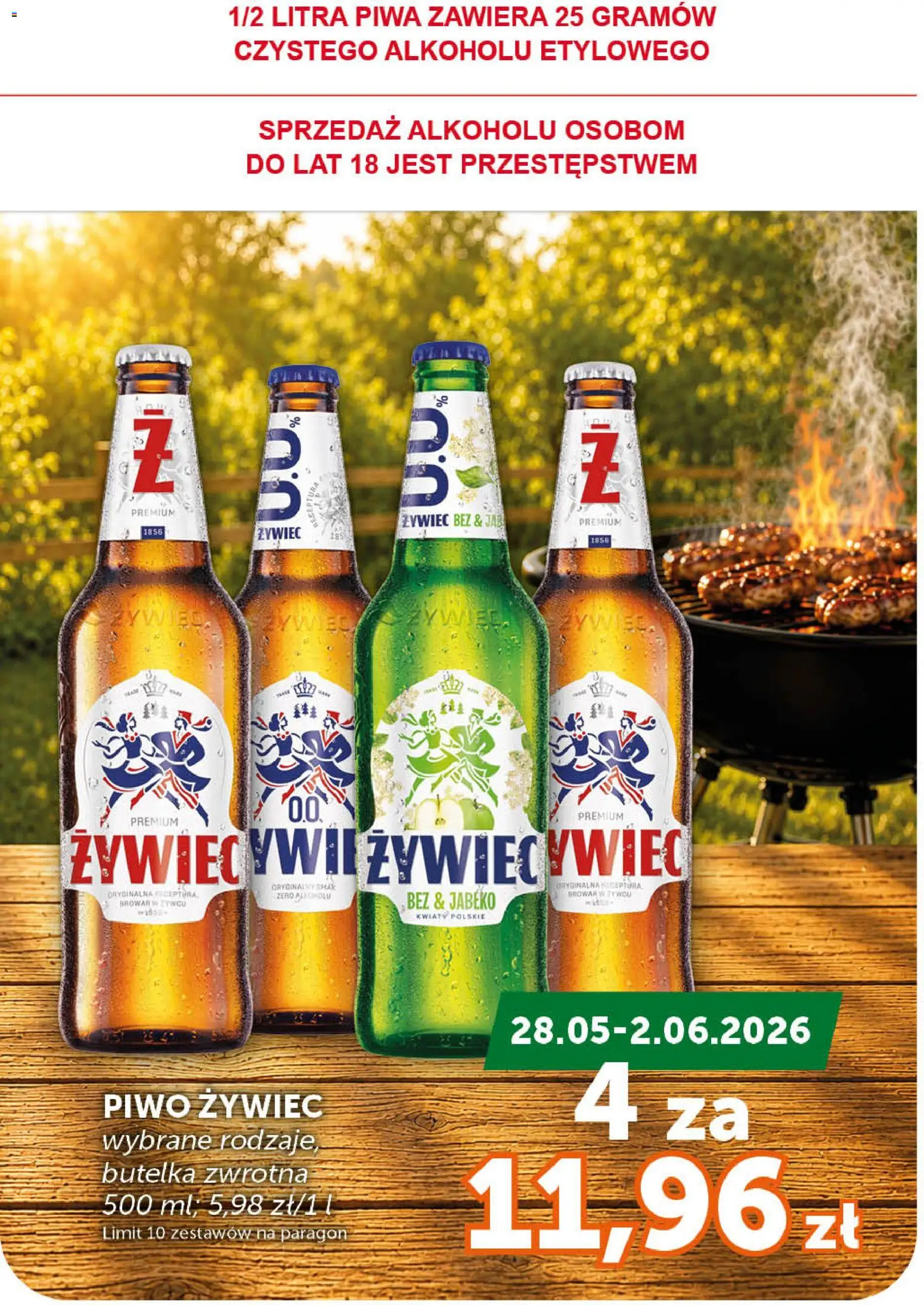 ABC gazetka - Minimarket od 28.05.2026 | Strona: 3 | Produkty: Piwo, Kwiaty