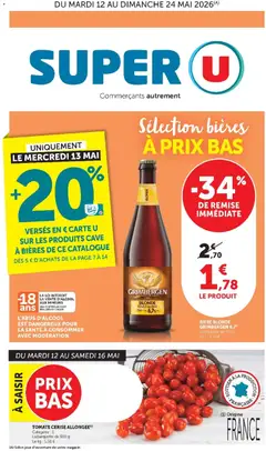 Super U - Prévisualisation de Super U - Les prix bas dans votre magasin valide à partir de 12.05.2026
