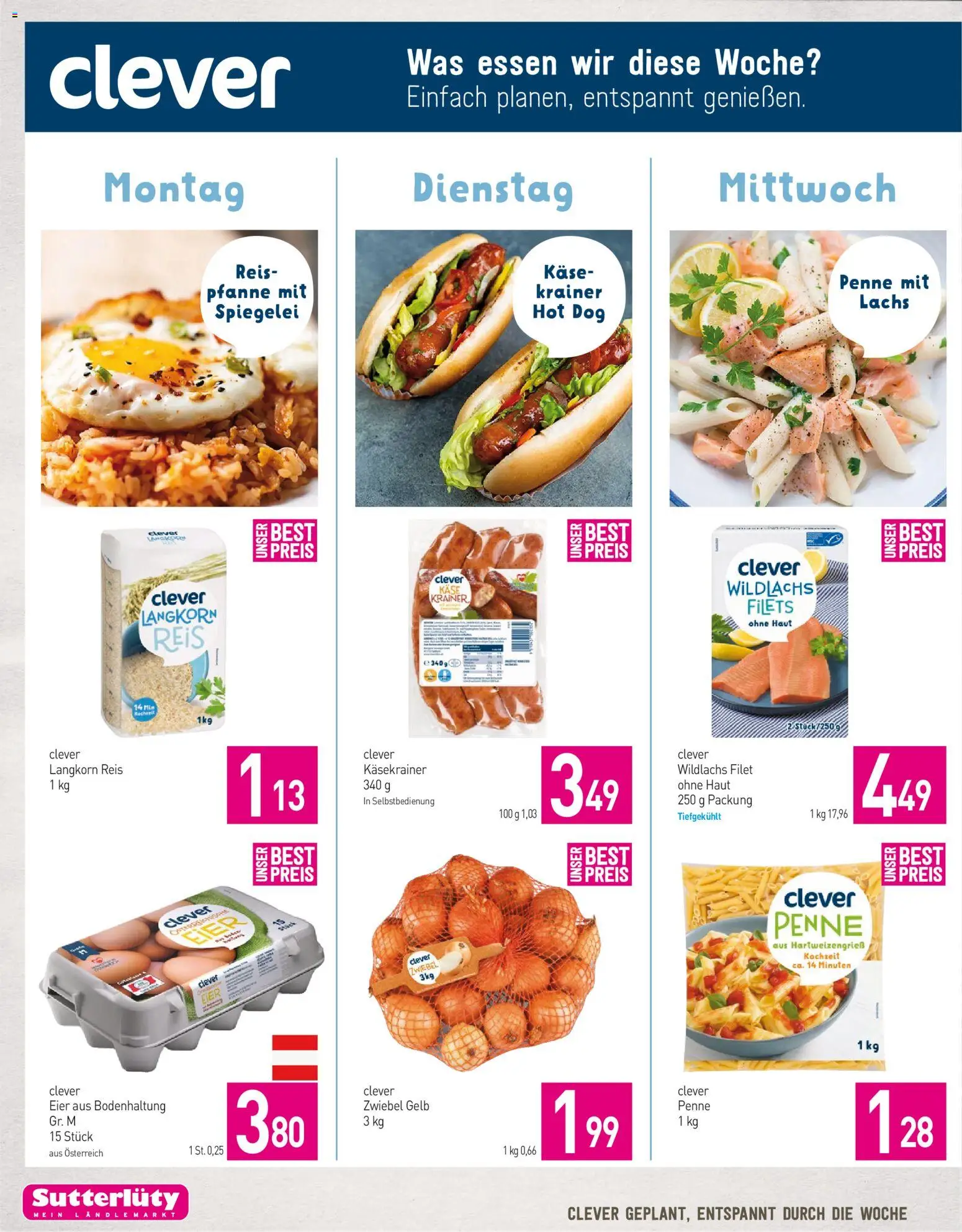 Sutterlüty Flugblatt gültig ab 28.09.2026 | Seite: 4 | Produkte: Käse, Eier, Reis