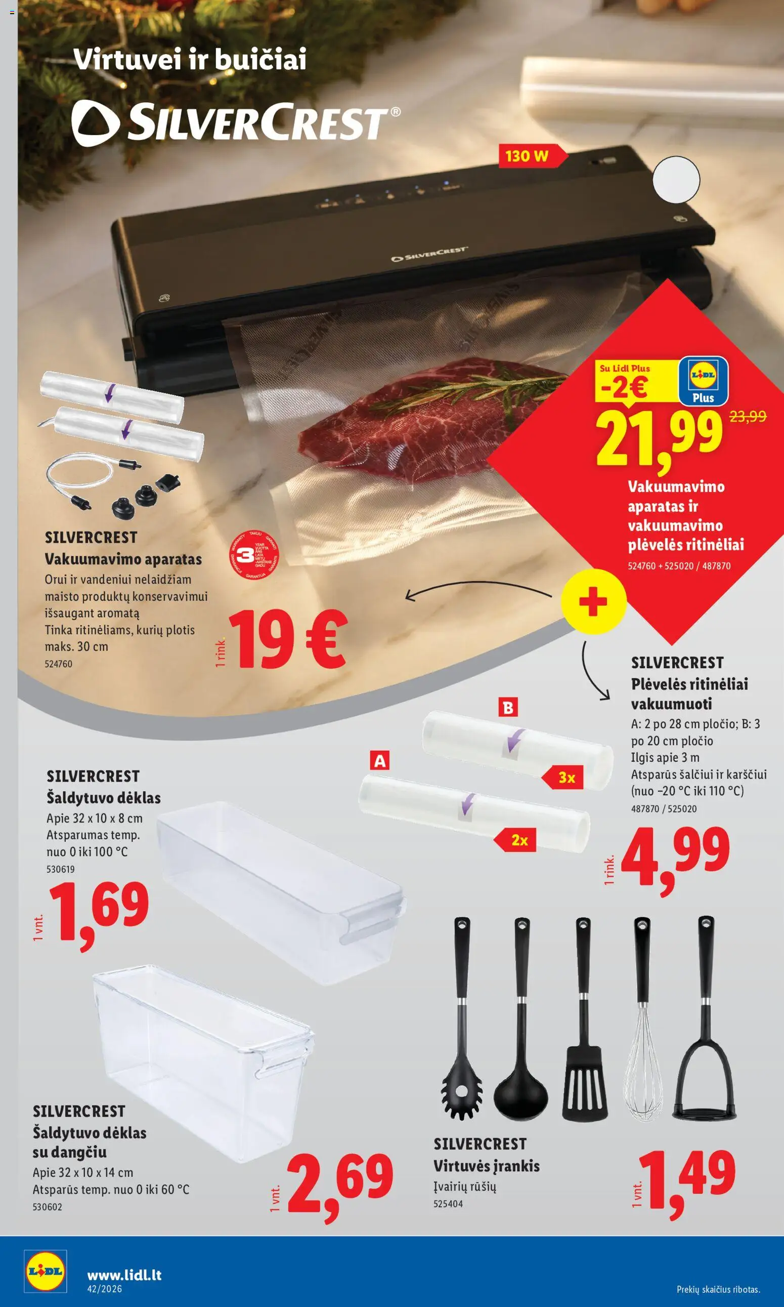 LIDL akcijos nuo 2026.10.12 | Puslapis: 20 | Prekių: Dėklas